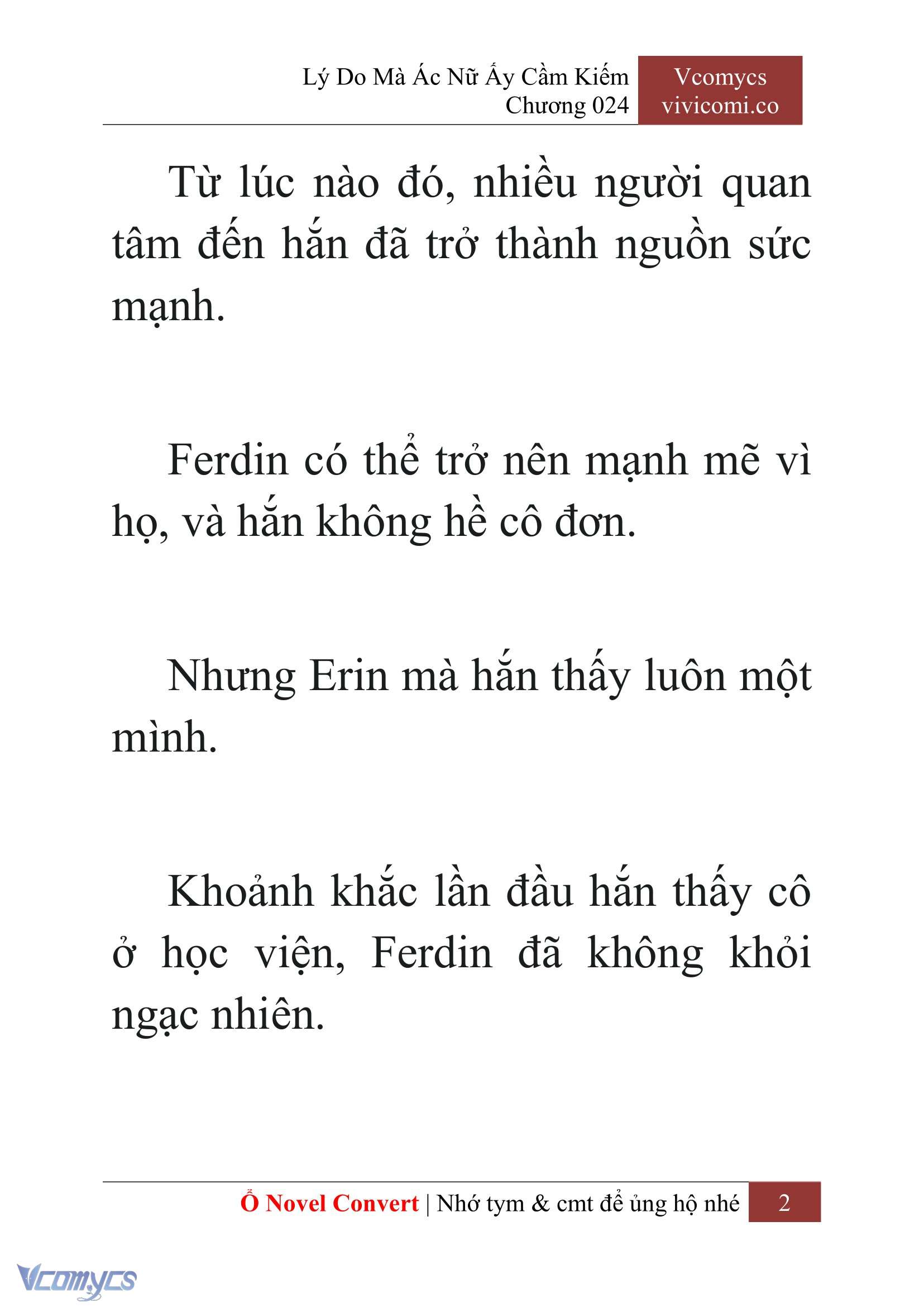 [Novel] Lý Do Mà Ác Nữ Ấy Cầm Kiếm Chapter 24 - Trang 2
