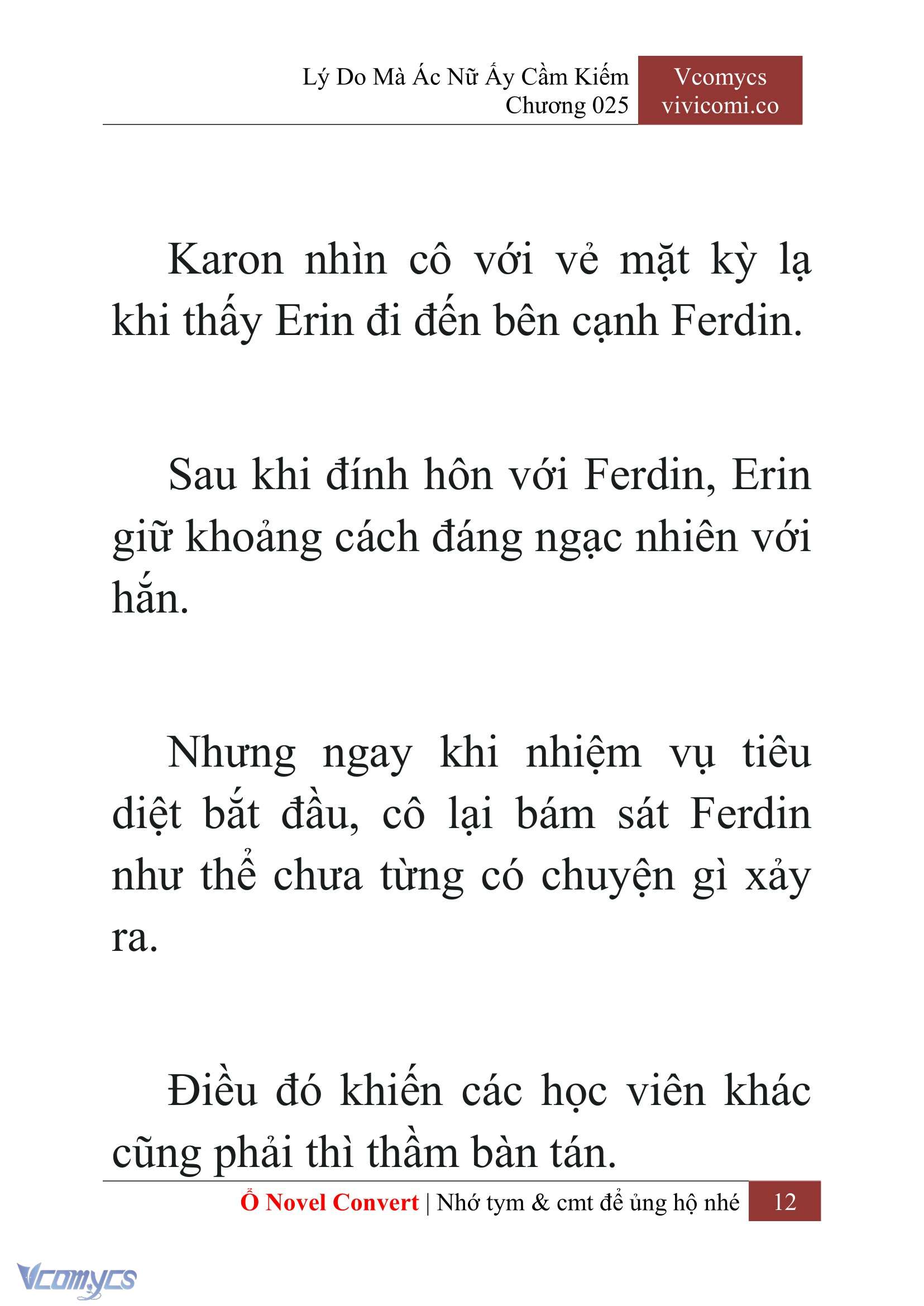 [Novel] Lý Do Mà Ác Nữ Ấy Cầm Kiếm Chapter 25 - Trang 2