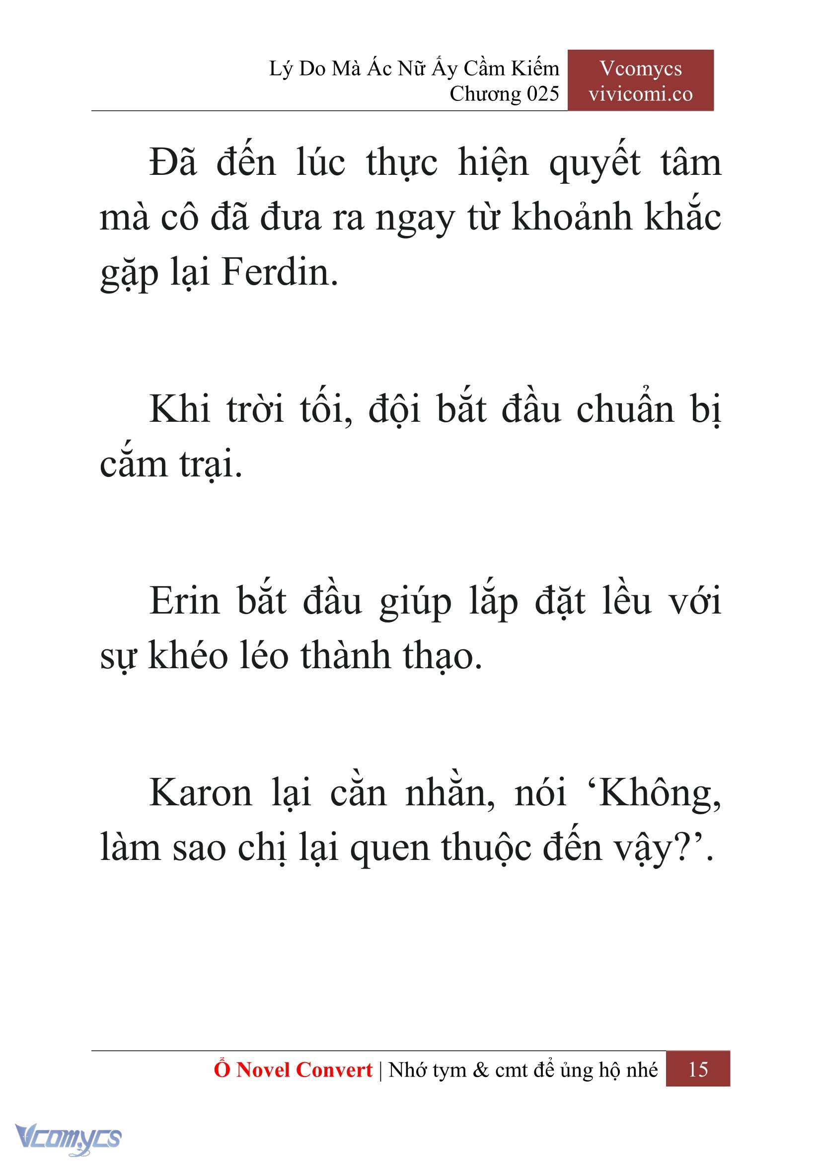 [Novel] Lý Do Mà Ác Nữ Ấy Cầm Kiếm Chapter 25 - Trang 2