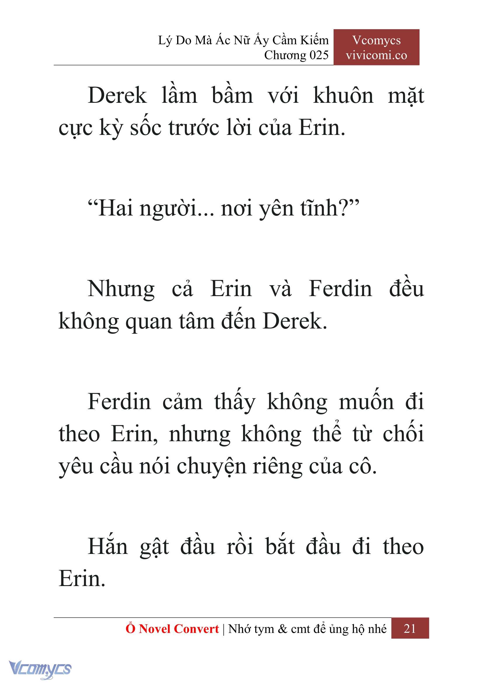 [Novel] Lý Do Mà Ác Nữ Ấy Cầm Kiếm Chapter 25 - Trang 2