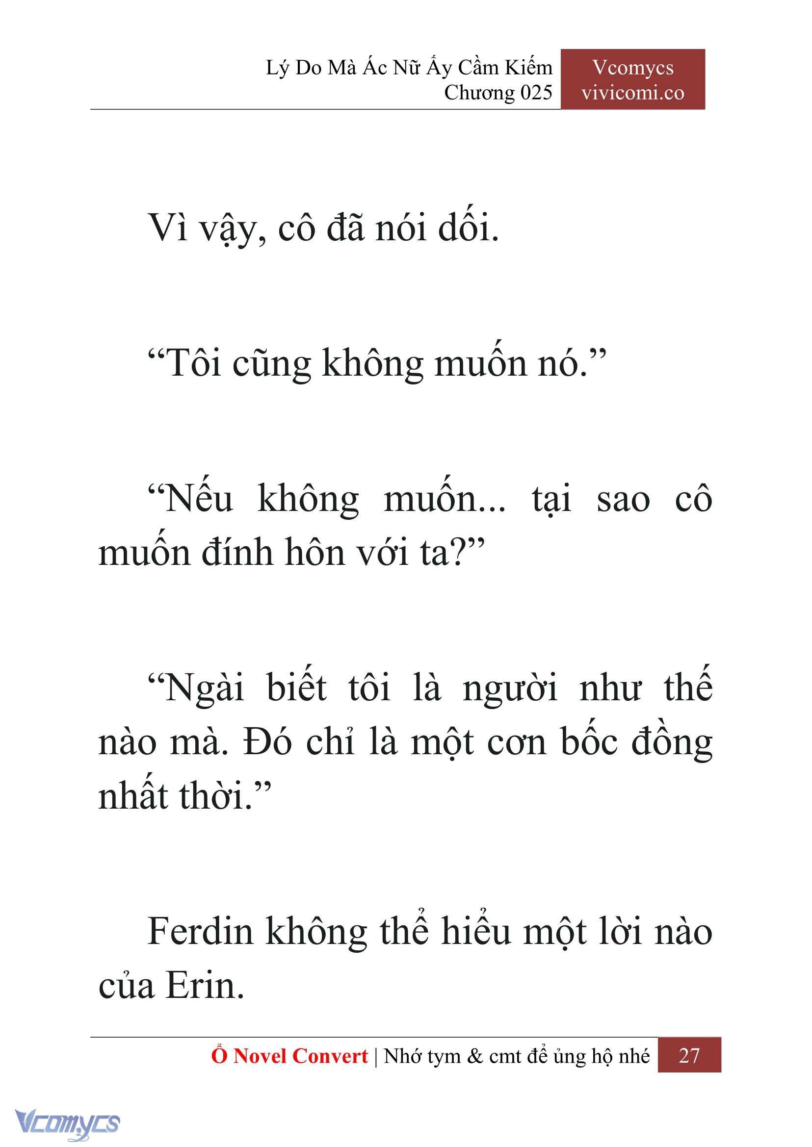 [Novel] Lý Do Mà Ác Nữ Ấy Cầm Kiếm Chapter 25 - Trang 2