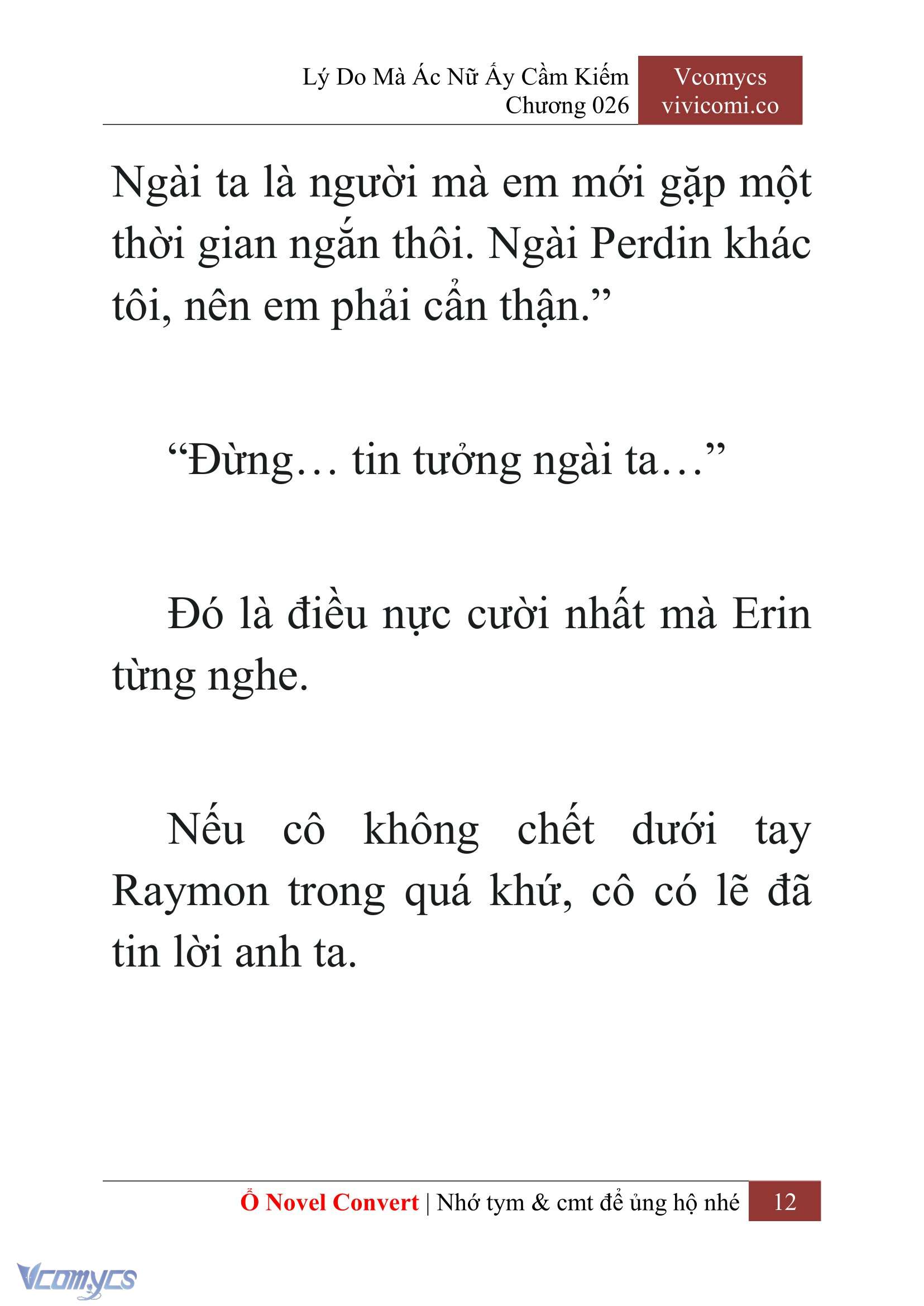 [Novel] Lý Do Mà Ác Nữ Ấy Cầm Kiếm Chapter 26 - Trang 2