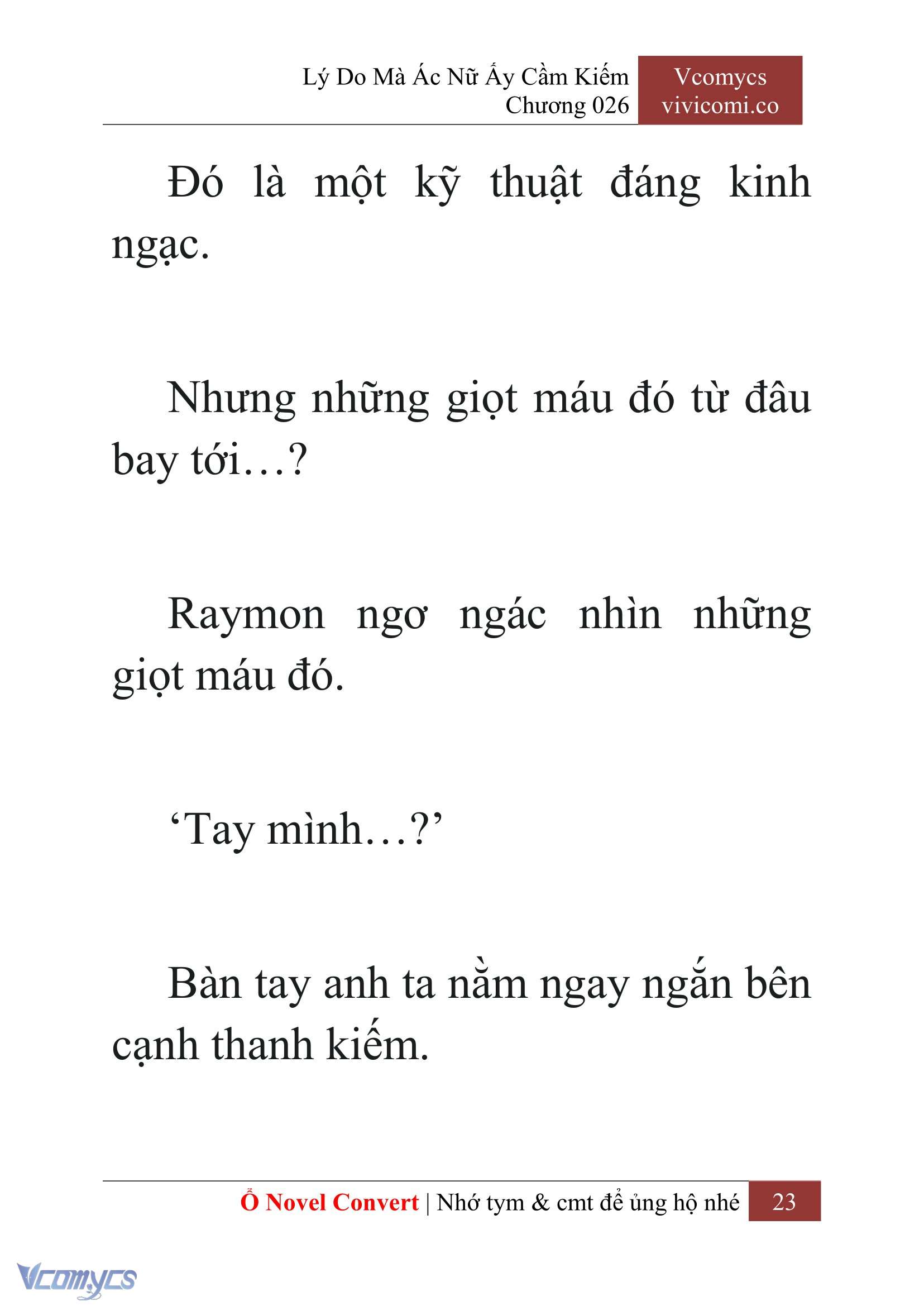 [Novel] Lý Do Mà Ác Nữ Ấy Cầm Kiếm Chapter 26 - Trang 2