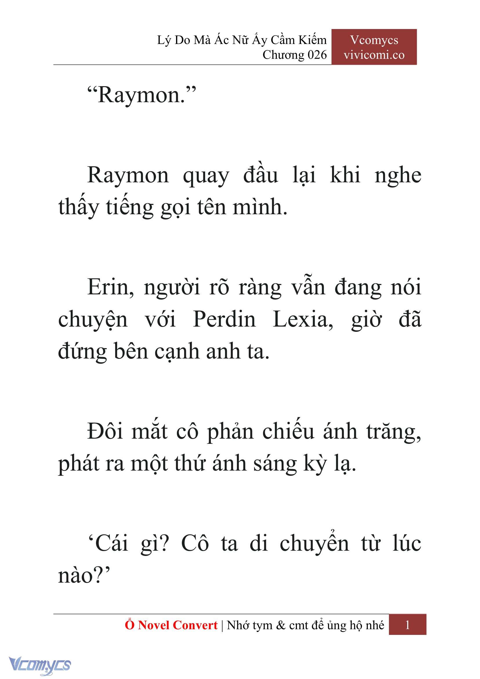 [Novel] Lý Do Mà Ác Nữ Ấy Cầm Kiếm Chapter 26 - Trang 2