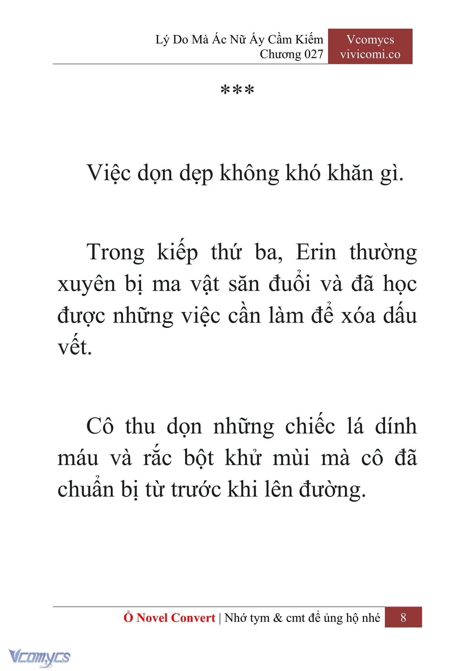 [Novel] Lý Do Mà Ác Nữ Ấy Cầm Kiếm Chapter 27 - Trang 2