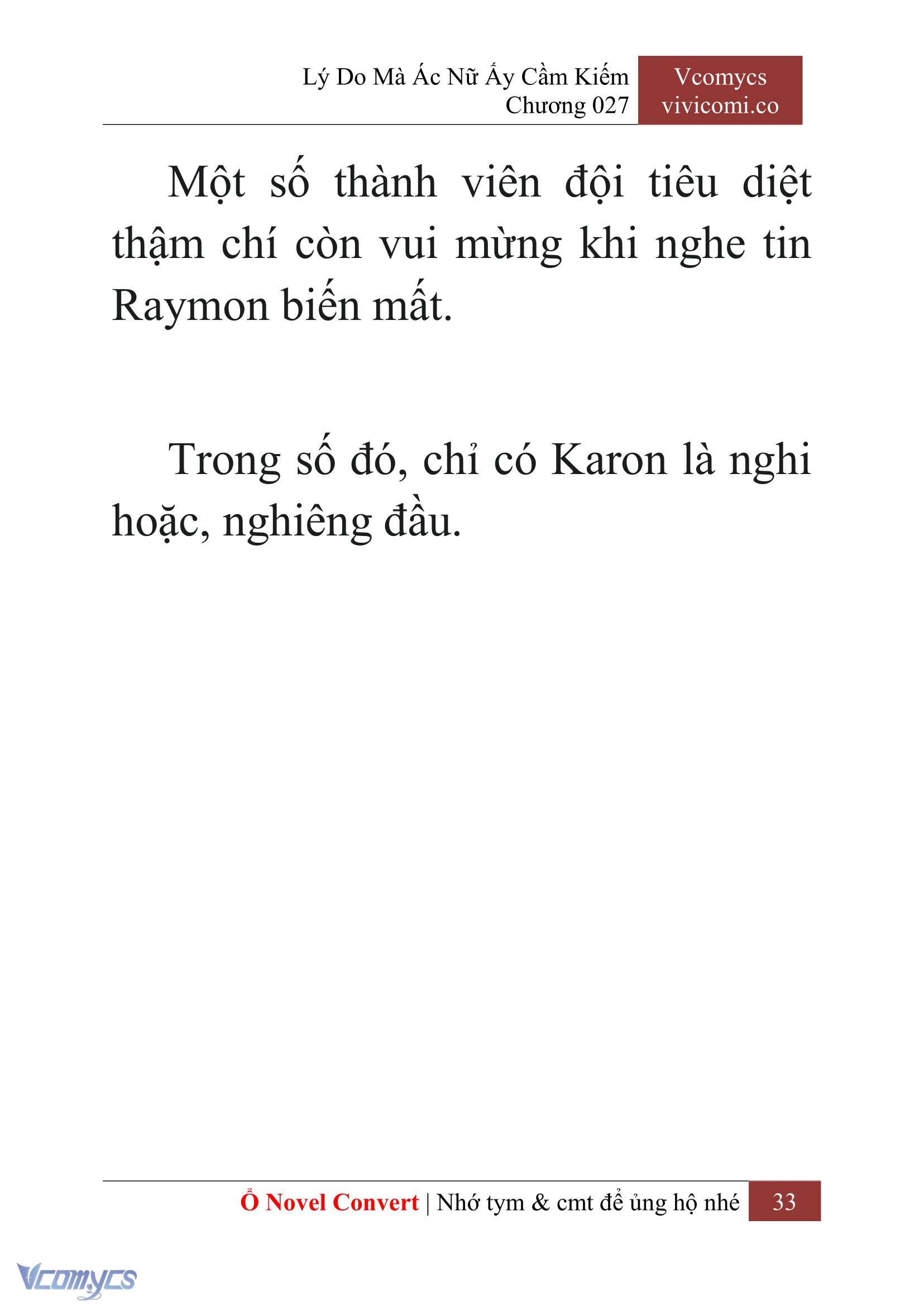 [Novel] Lý Do Mà Ác Nữ Ấy Cầm Kiếm Chapter 27 - Trang 2
