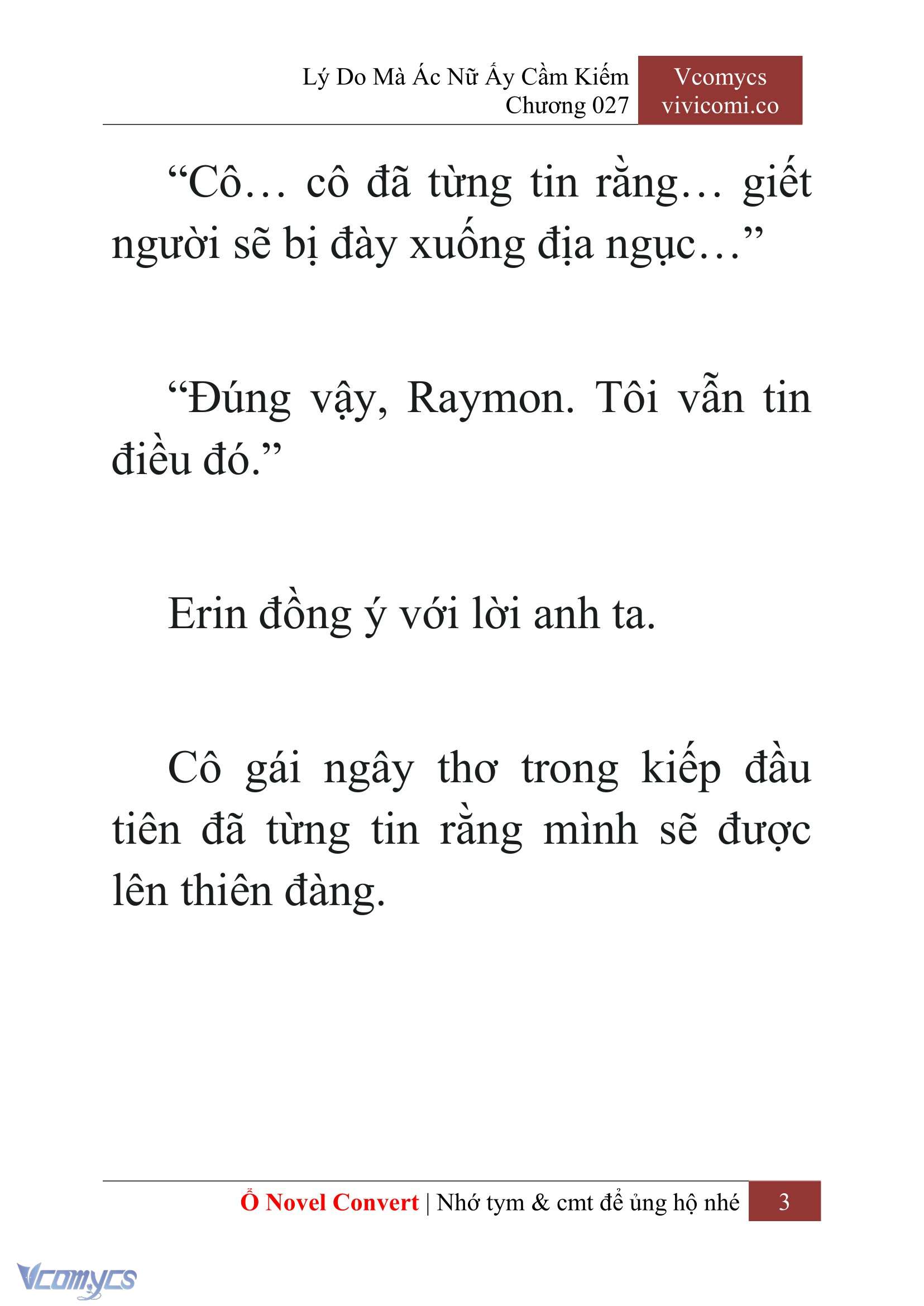 [Novel] Lý Do Mà Ác Nữ Ấy Cầm Kiếm Chapter 27 - Trang 2