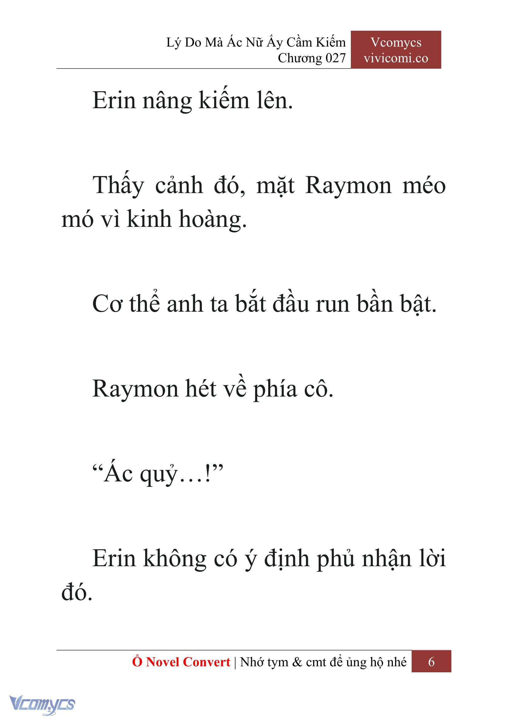 [Novel] Lý Do Mà Ác Nữ Ấy Cầm Kiếm Chapter 27 - Trang 2