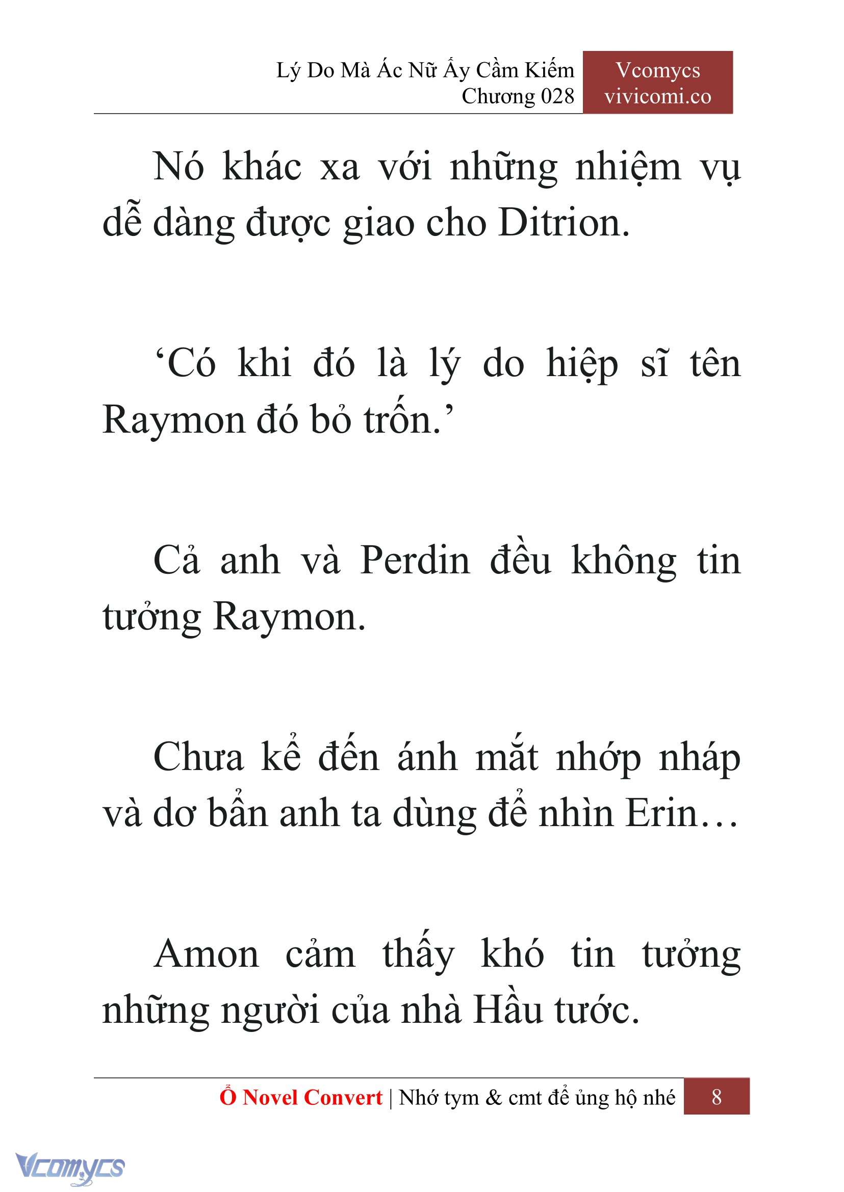 [Novel] Lý Do Mà Ác Nữ Ấy Cầm Kiếm Chapter 28 - Trang 2