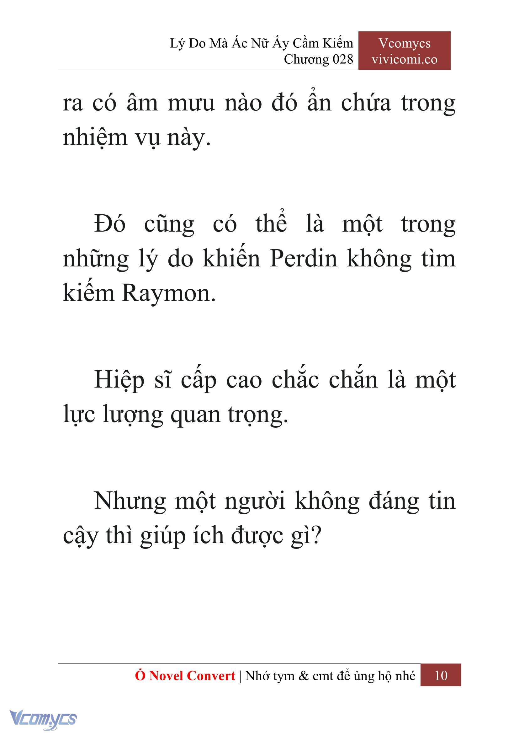 [Novel] Lý Do Mà Ác Nữ Ấy Cầm Kiếm Chapter 28 - Trang 2