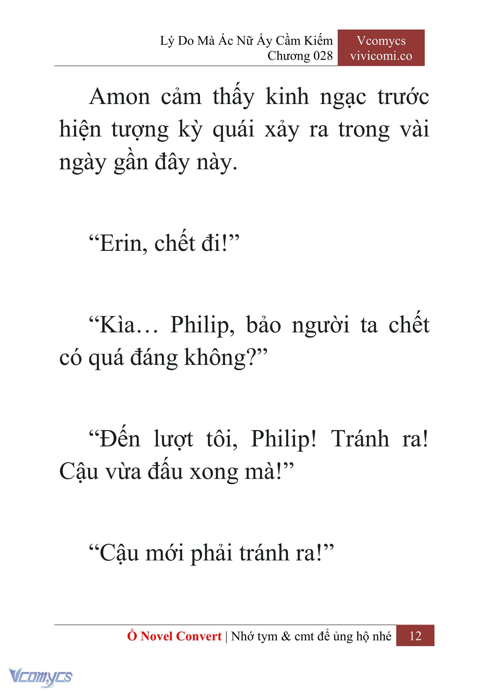 [Novel] Lý Do Mà Ác Nữ Ấy Cầm Kiếm Chapter 28 - Trang 2