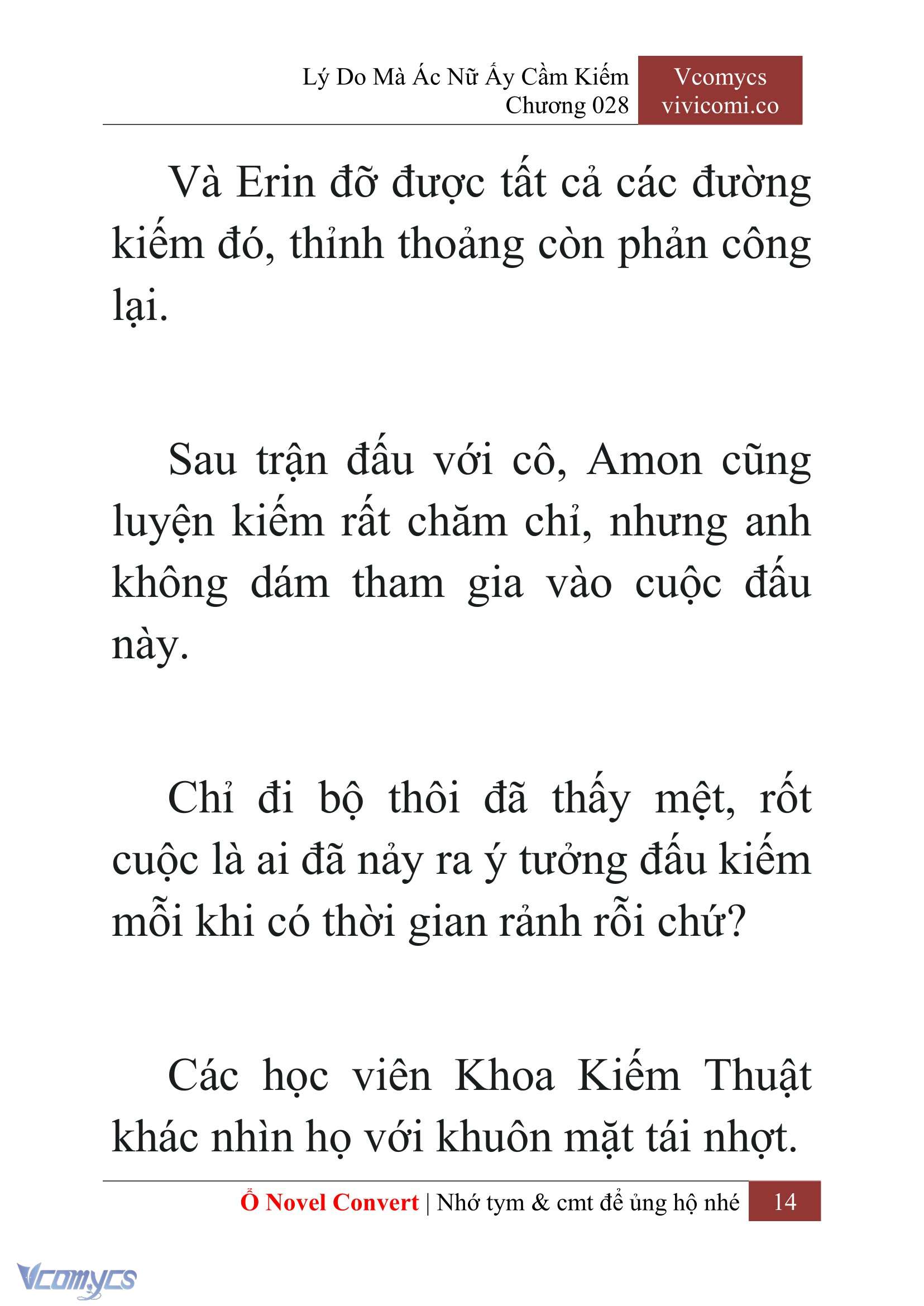 [Novel] Lý Do Mà Ác Nữ Ấy Cầm Kiếm Chapter 28 - Trang 2