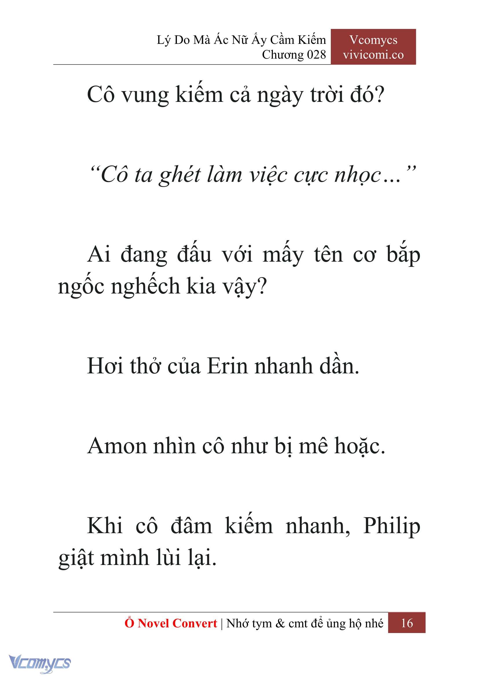 [Novel] Lý Do Mà Ác Nữ Ấy Cầm Kiếm Chapter 28 - Trang 2