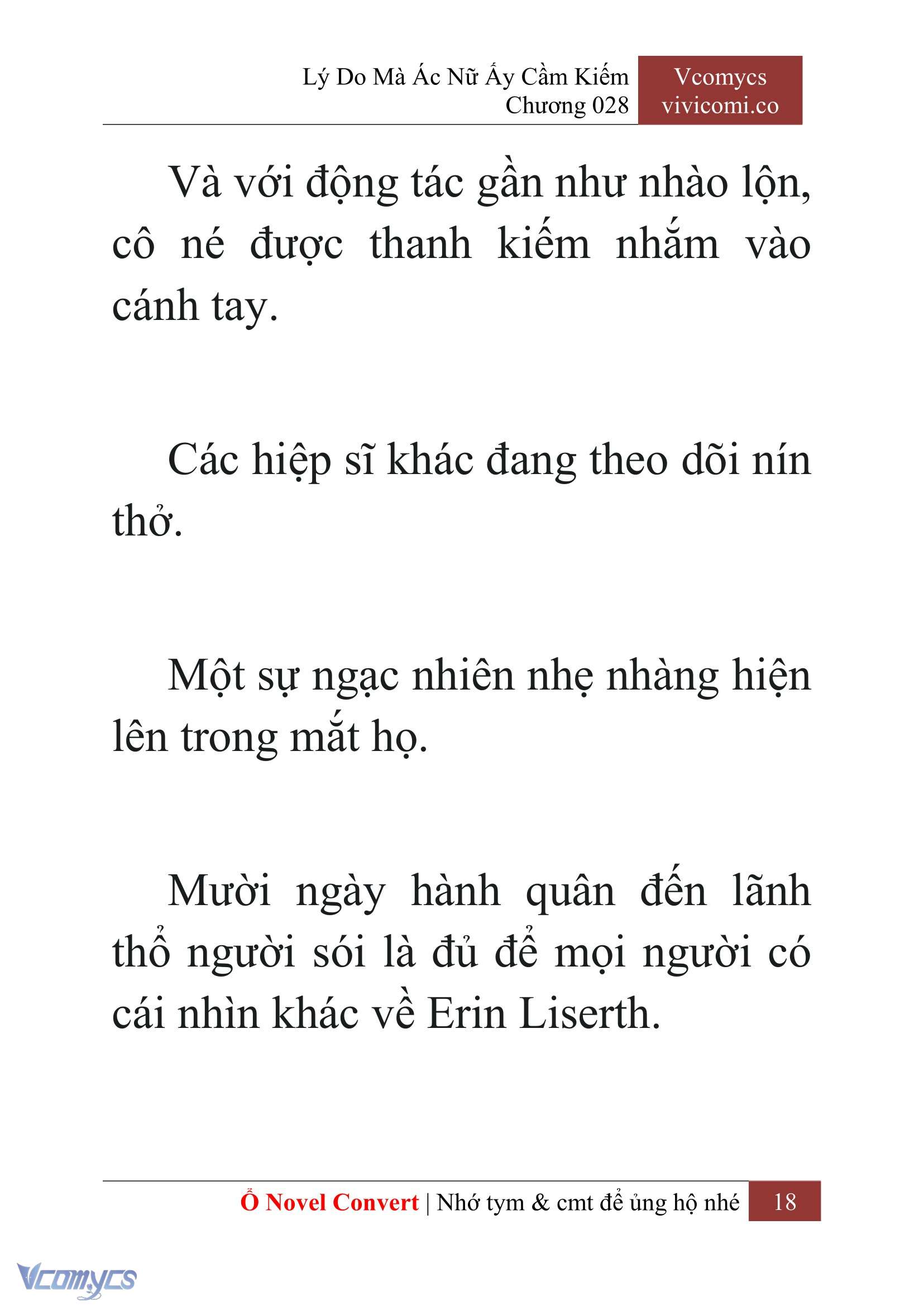 [Novel] Lý Do Mà Ác Nữ Ấy Cầm Kiếm Chapter 28 - Trang 2