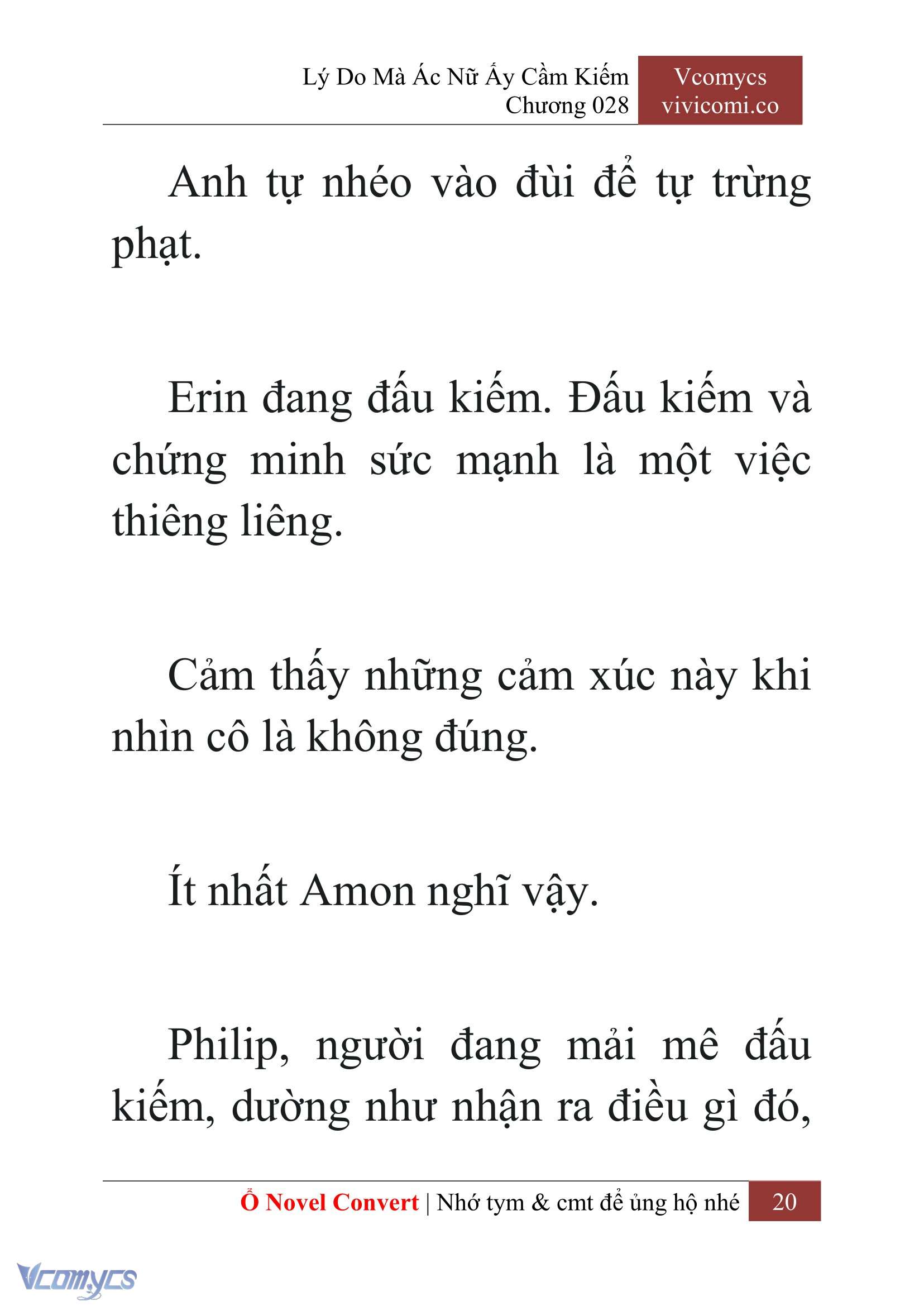 [Novel] Lý Do Mà Ác Nữ Ấy Cầm Kiếm Chapter 28 - Trang 2