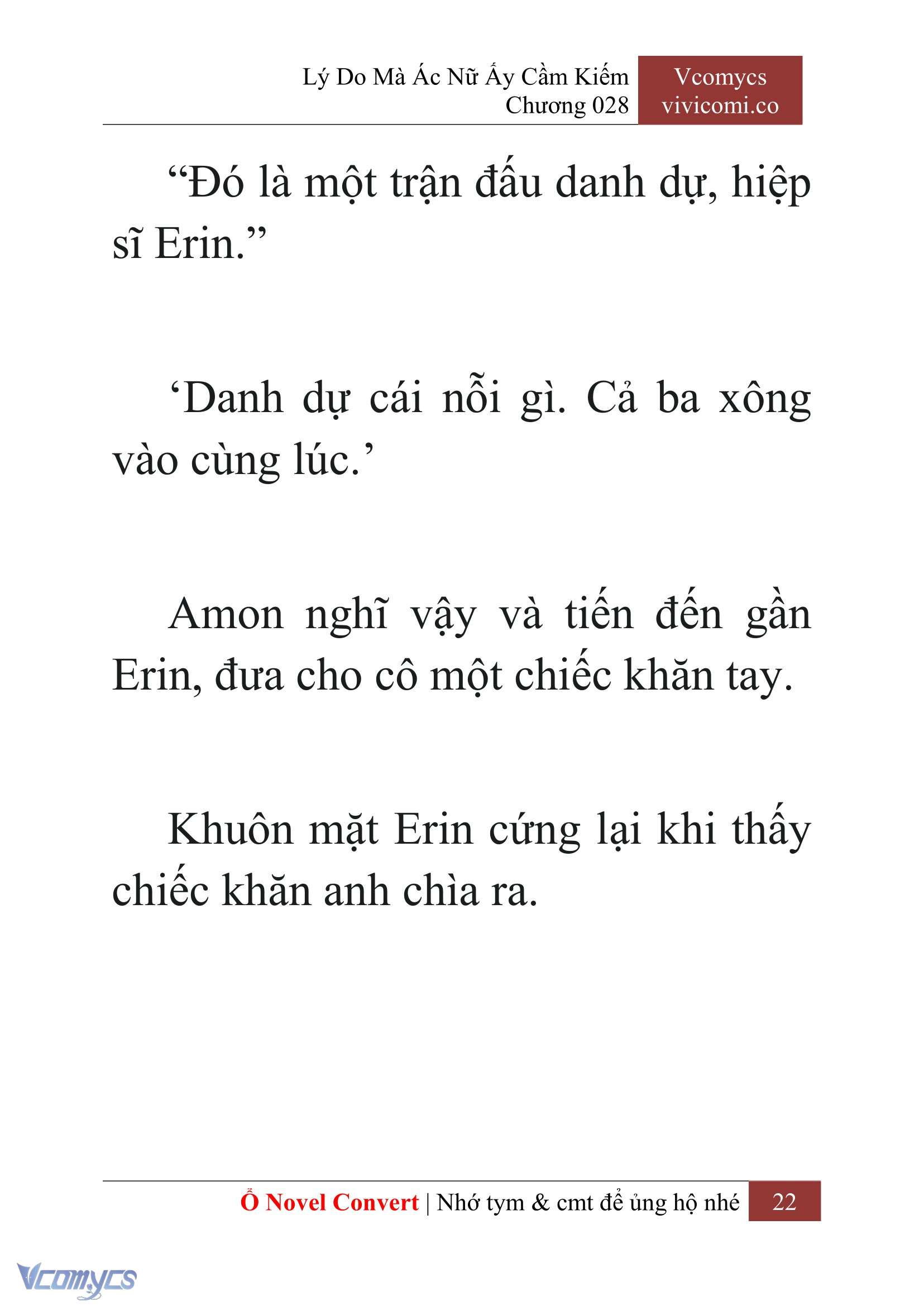 [Novel] Lý Do Mà Ác Nữ Ấy Cầm Kiếm Chapter 28 - Trang 2
