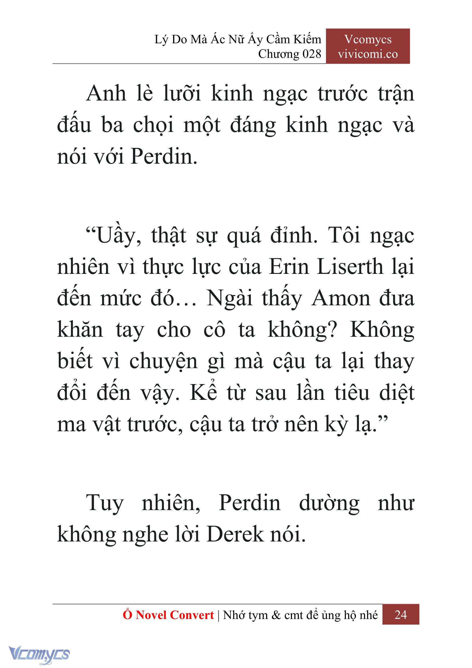 [Novel] Lý Do Mà Ác Nữ Ấy Cầm Kiếm Chapter 28 - Trang 2