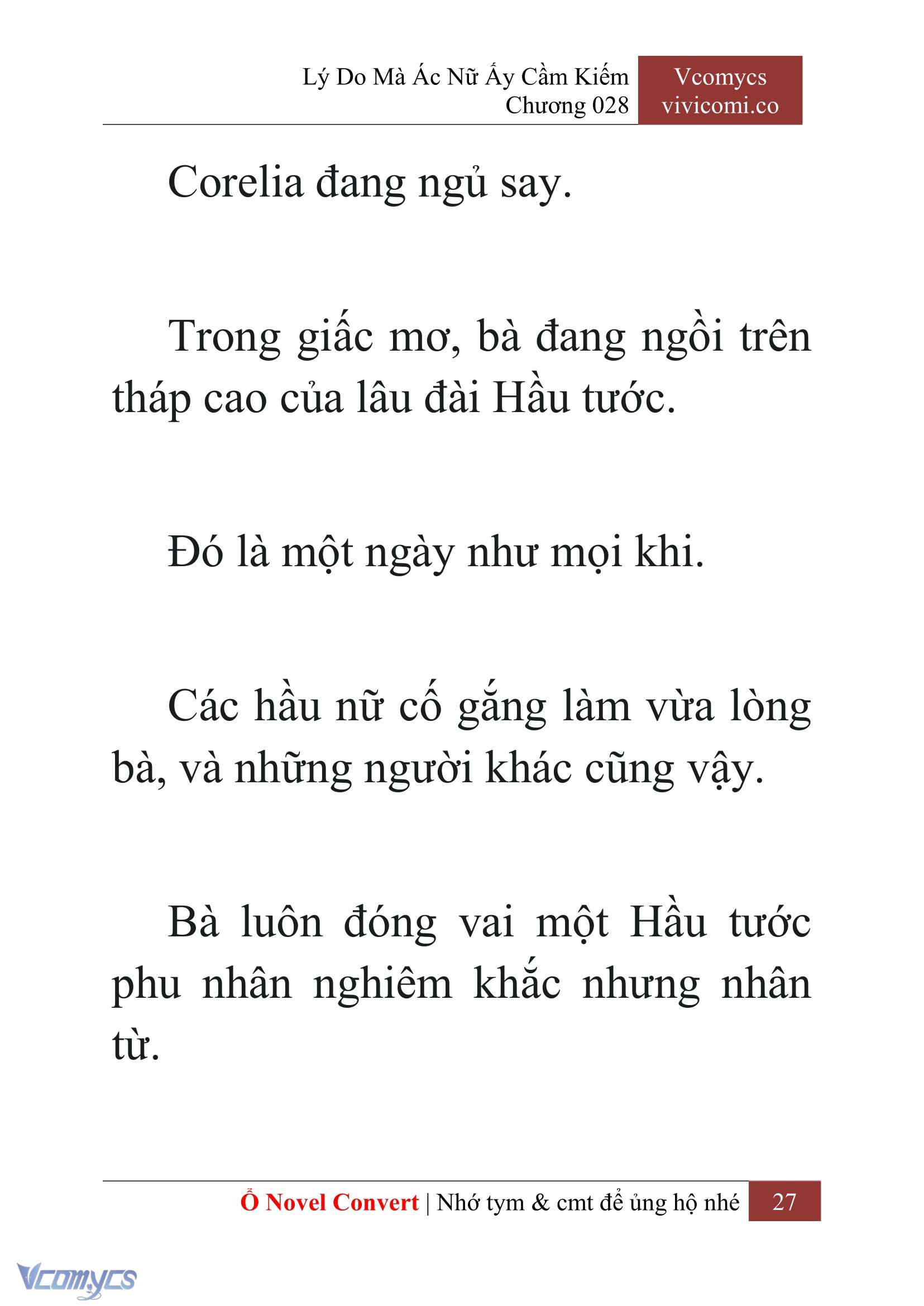 [Novel] Lý Do Mà Ác Nữ Ấy Cầm Kiếm Chapter 28 - Trang 2