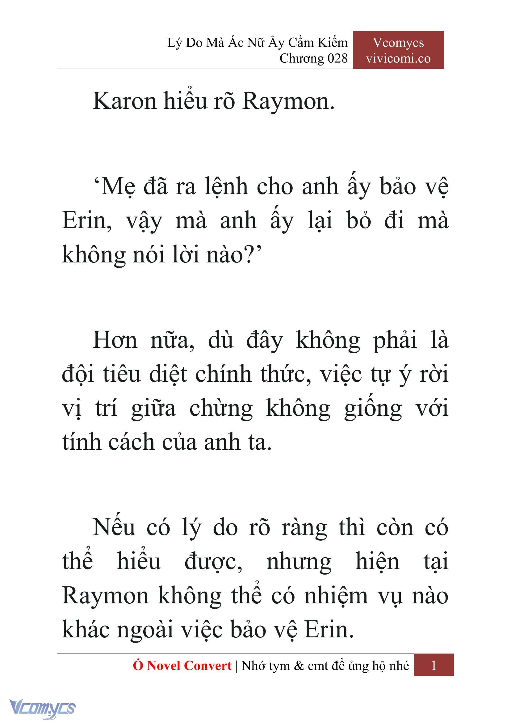 [Novel] Lý Do Mà Ác Nữ Ấy Cầm Kiếm Chapter 28 - Trang 2