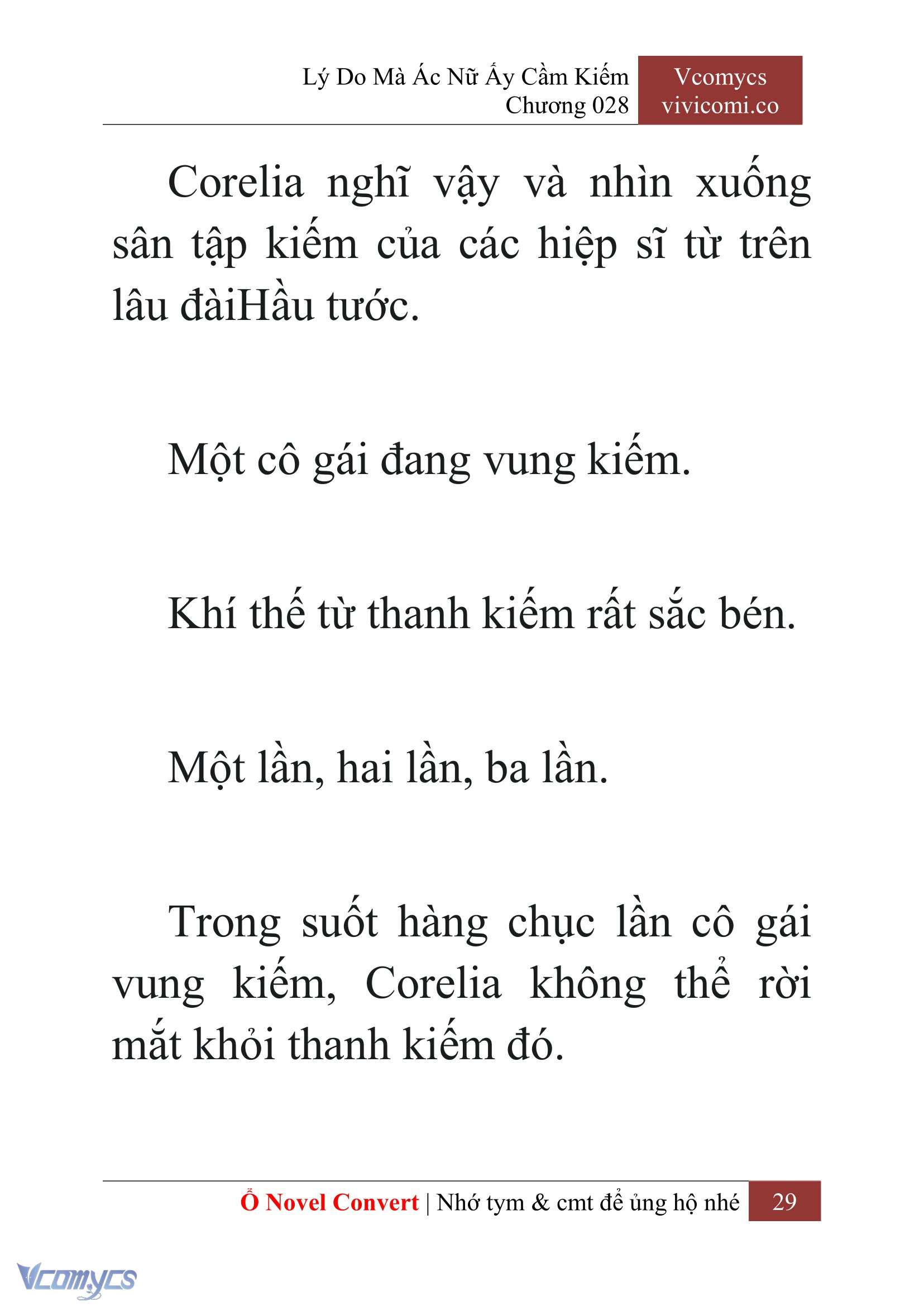 [Novel] Lý Do Mà Ác Nữ Ấy Cầm Kiếm Chapter 28 - Trang 2