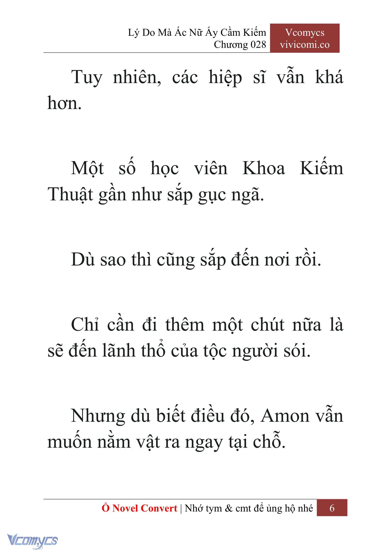 [Novel] Lý Do Mà Ác Nữ Ấy Cầm Kiếm Chapter 28 - Trang 2