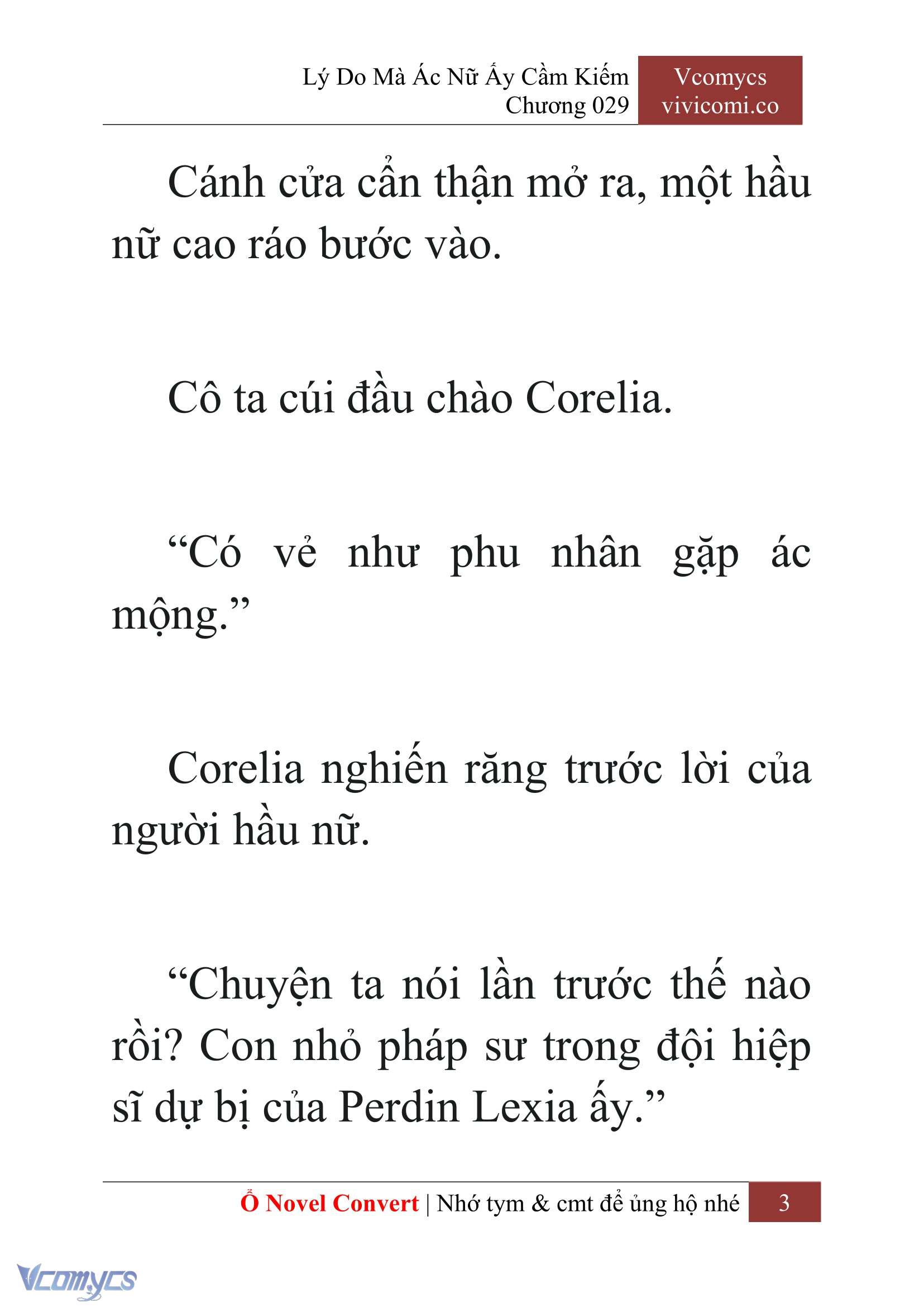 [Novel] Lý Do Mà Ác Nữ Ấy Cầm Kiếm Chapter 29 - Trang 2