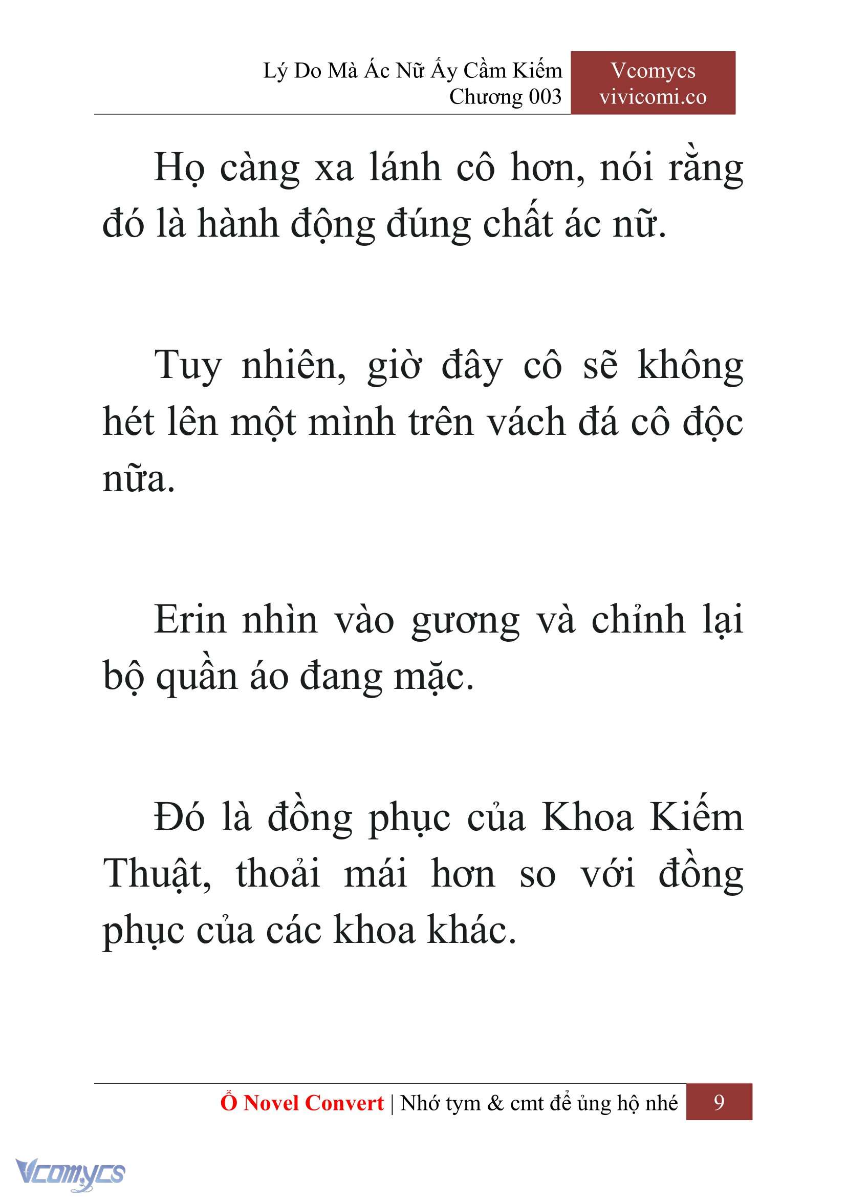 [Novel] Lý Do Mà Ác Nữ Ấy Cầm Kiếm Chapter 3 - Trang 2