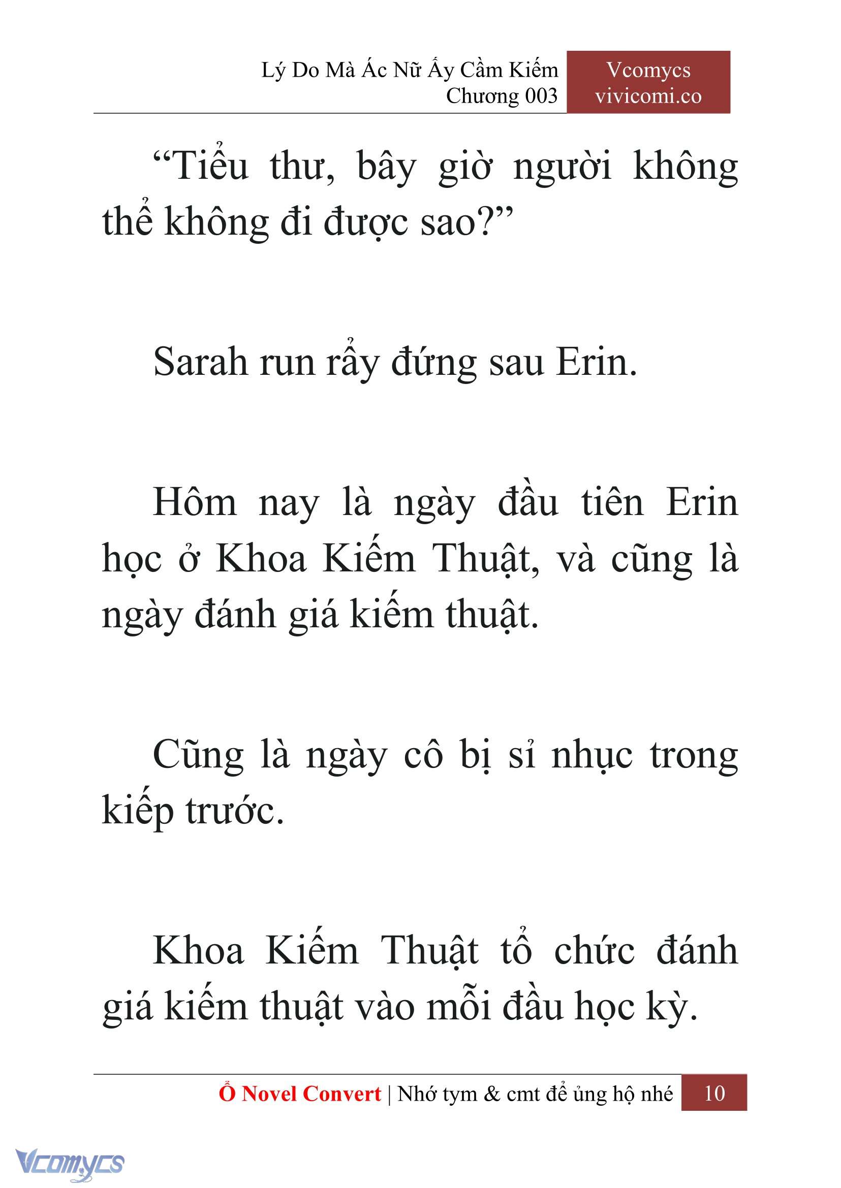 [Novel] Lý Do Mà Ác Nữ Ấy Cầm Kiếm Chapter 3 - Trang 2