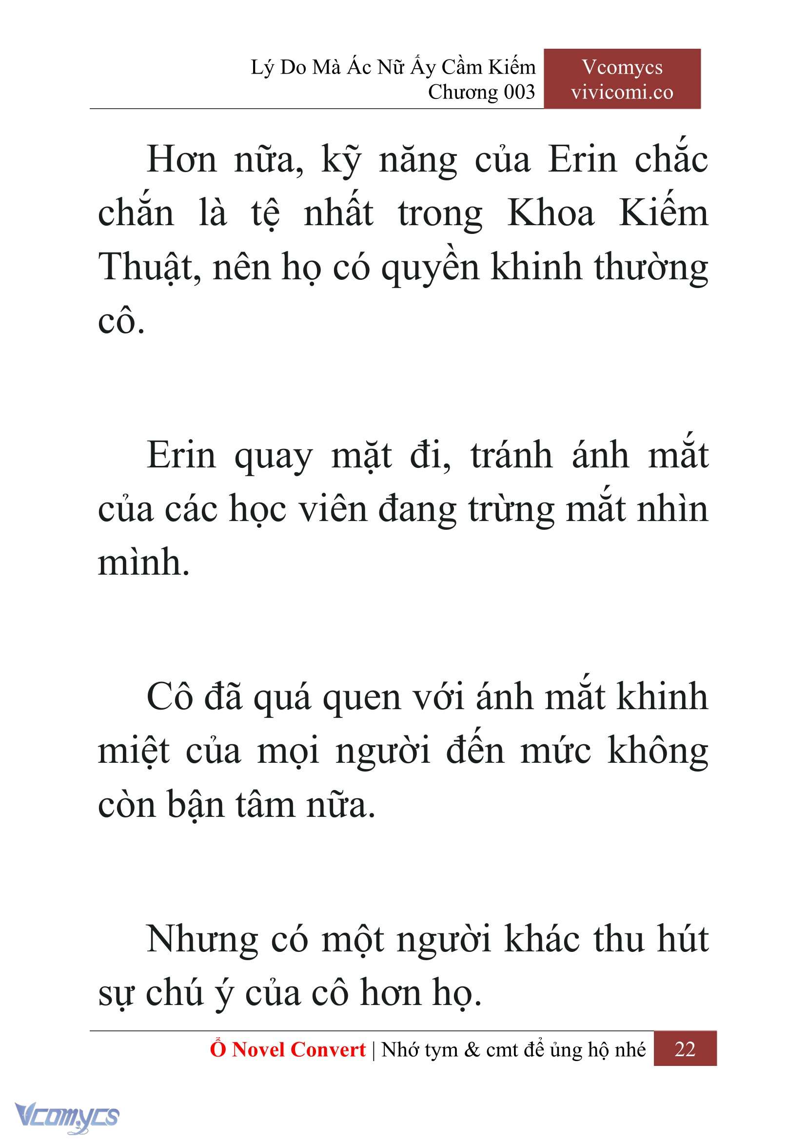 [Novel] Lý Do Mà Ác Nữ Ấy Cầm Kiếm Chapter 3 - Trang 2