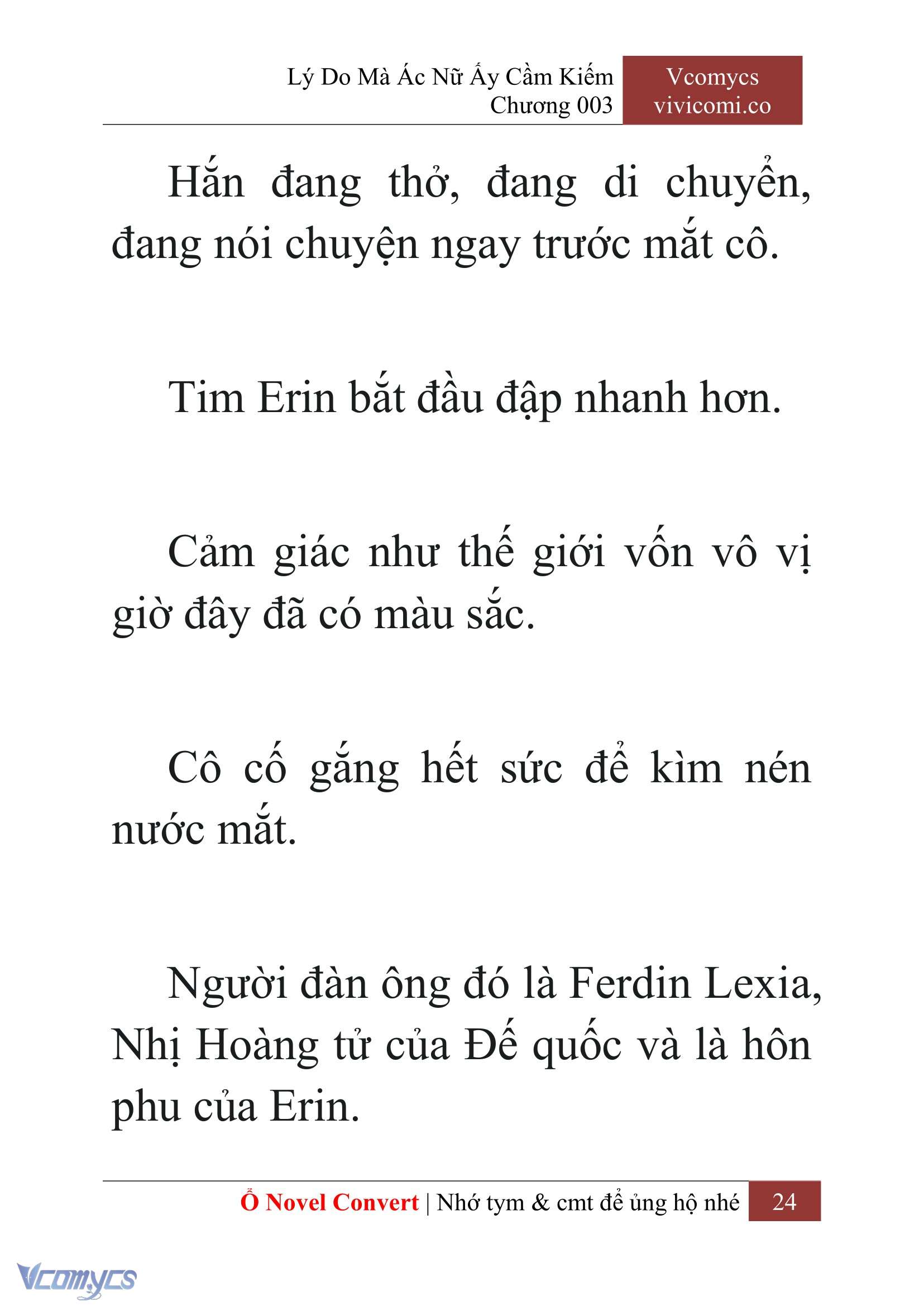[Novel] Lý Do Mà Ác Nữ Ấy Cầm Kiếm Chapter 3 - Trang 2