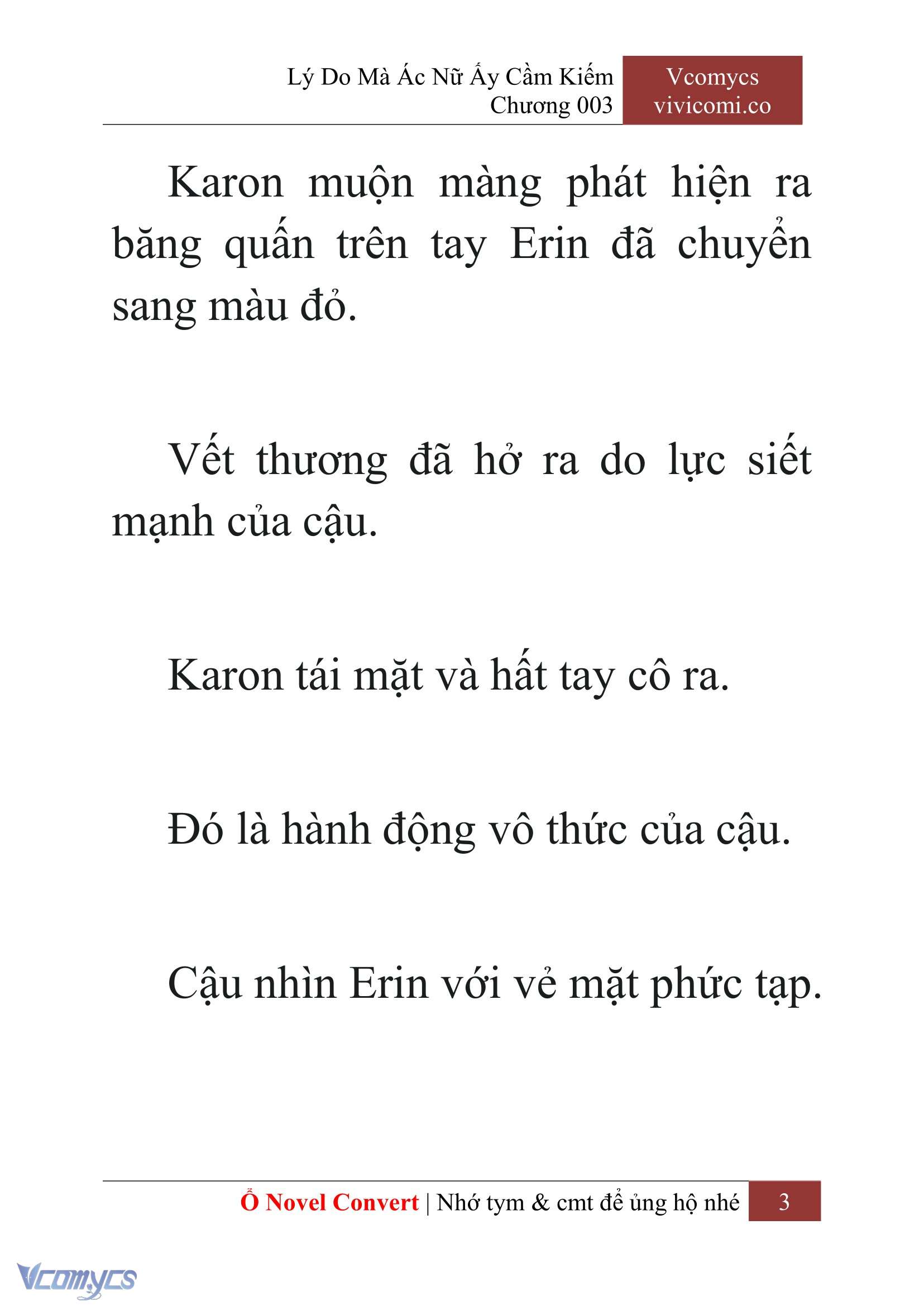 [Novel] Lý Do Mà Ác Nữ Ấy Cầm Kiếm Chapter 3 - Trang 2