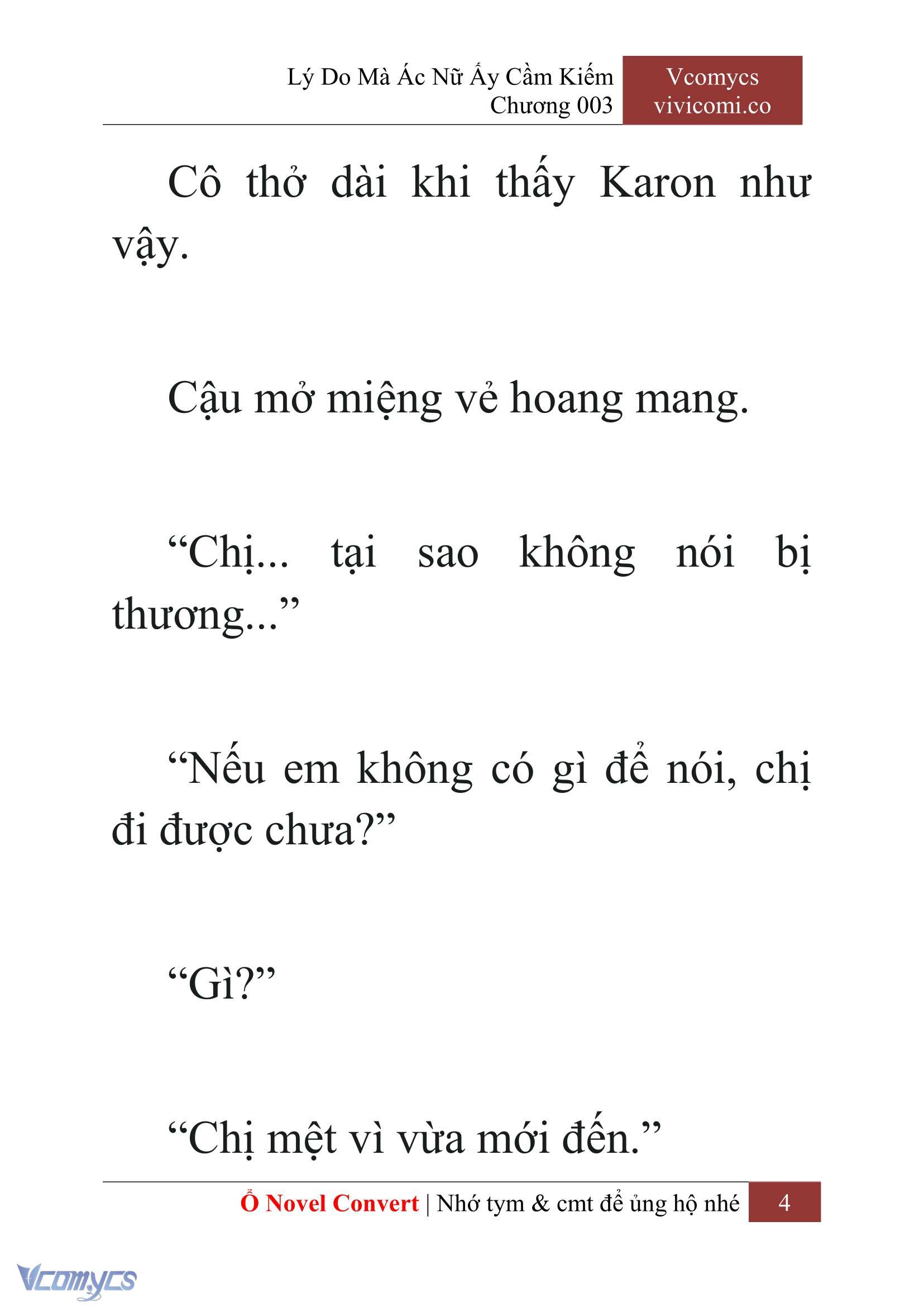 [Novel] Lý Do Mà Ác Nữ Ấy Cầm Kiếm Chapter 3 - Trang 2
