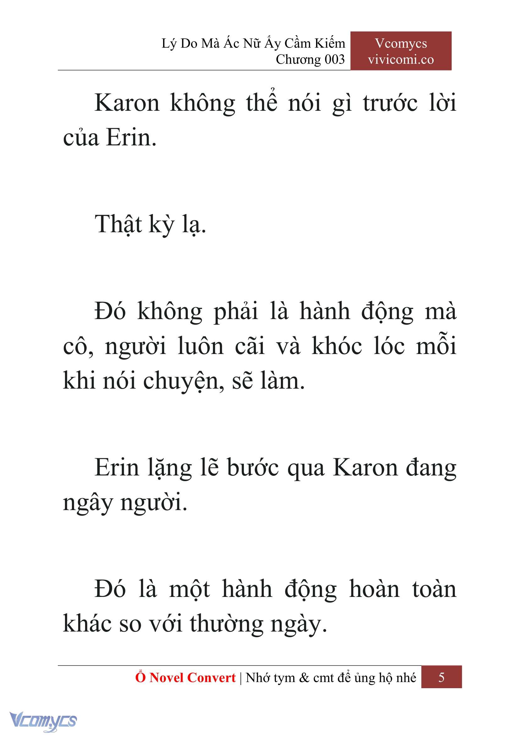 [Novel] Lý Do Mà Ác Nữ Ấy Cầm Kiếm Chapter 3 - Trang 2