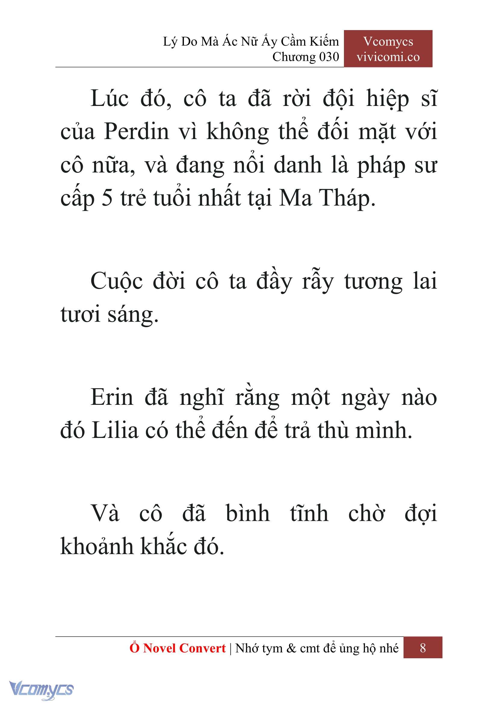 [Novel] Lý Do Mà Ác Nữ Ấy Cầm Kiếm Chapter 30 - Trang 2