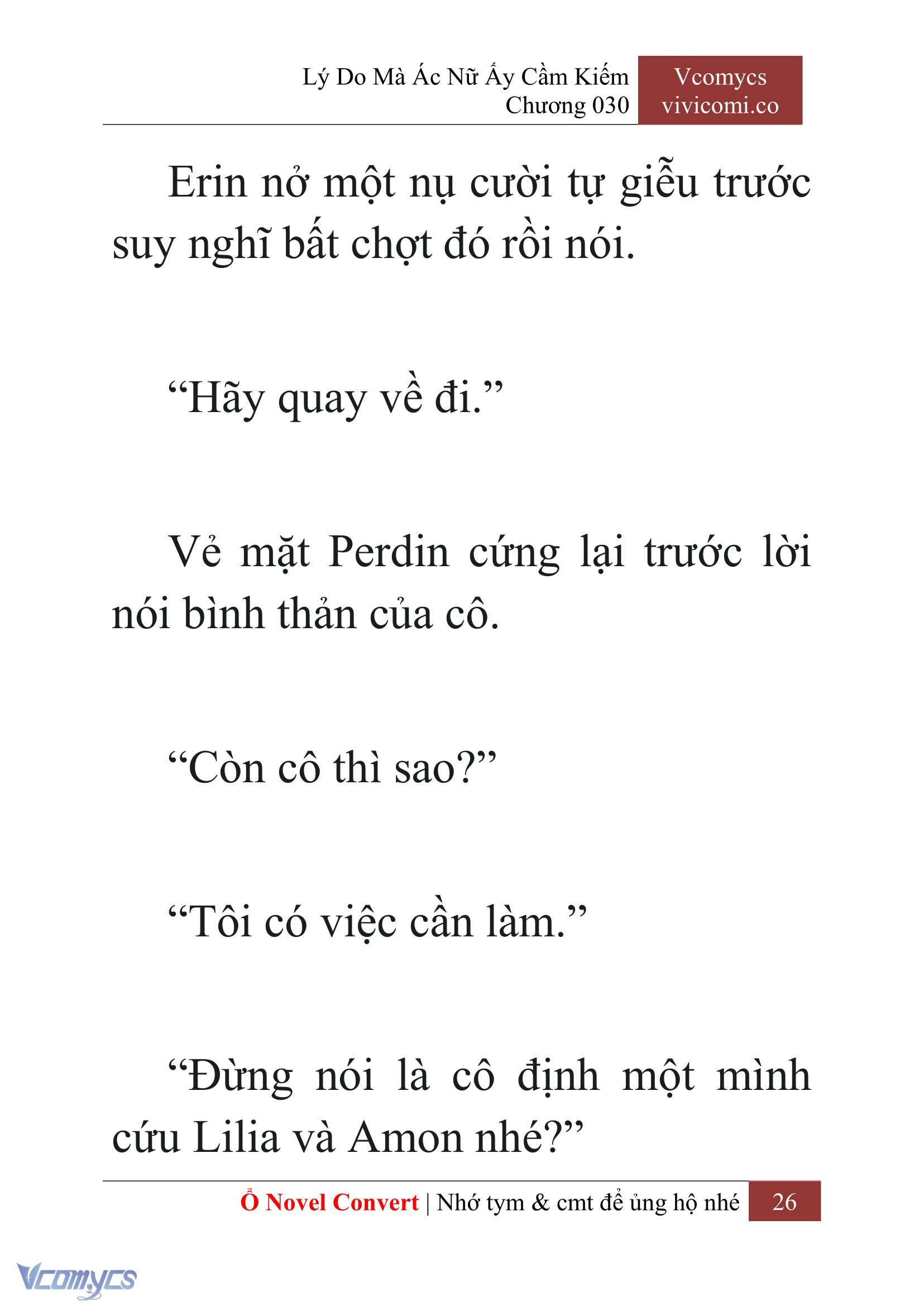 [Novel] Lý Do Mà Ác Nữ Ấy Cầm Kiếm Chapter 30 - Trang 2