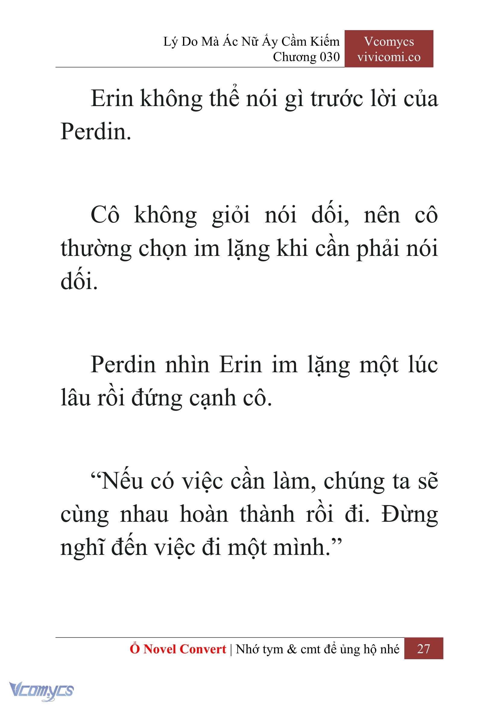 [Novel] Lý Do Mà Ác Nữ Ấy Cầm Kiếm Chapter 30 - Trang 2