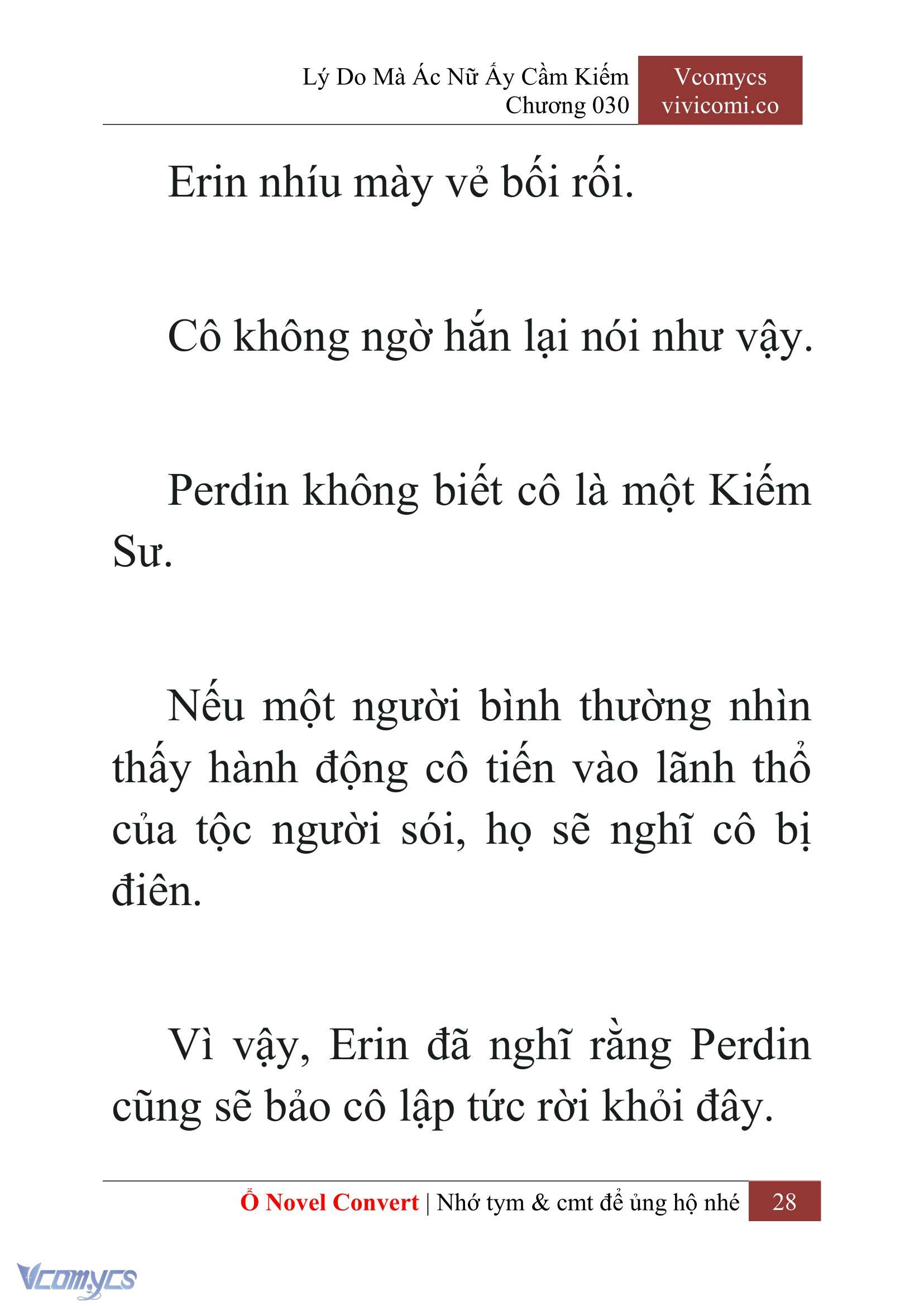 [Novel] Lý Do Mà Ác Nữ Ấy Cầm Kiếm Chapter 30 - Trang 2