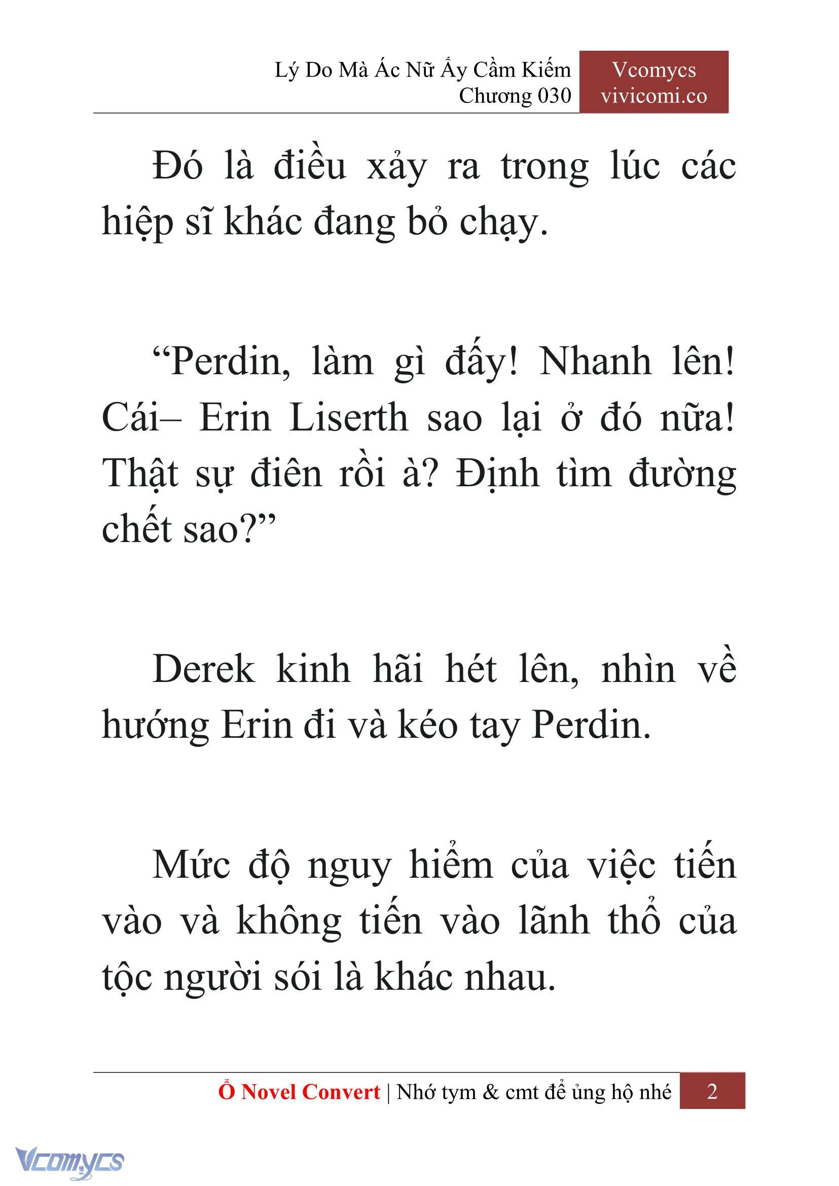 [Novel] Lý Do Mà Ác Nữ Ấy Cầm Kiếm Chapter 30 - Trang 2