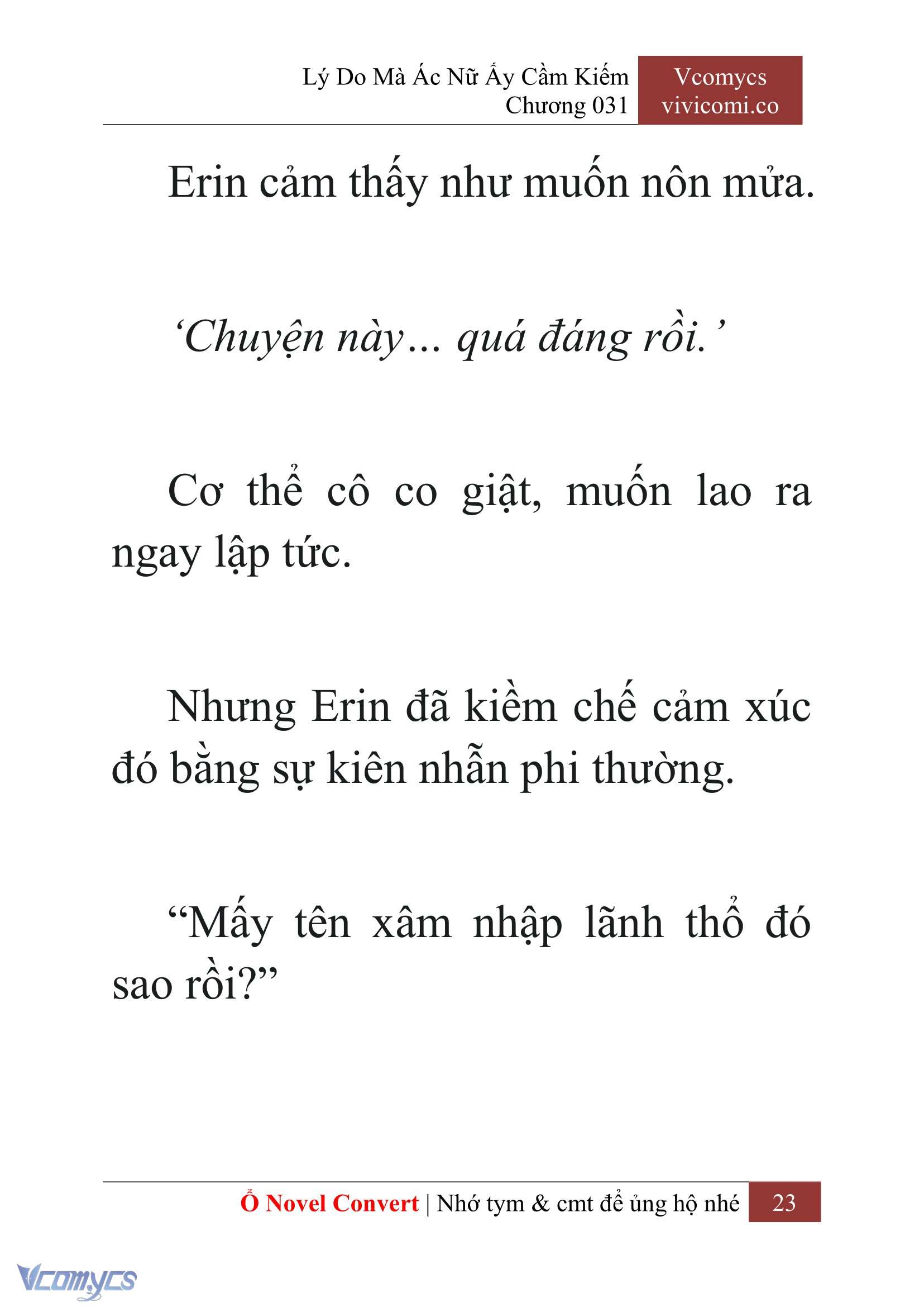 [Novel] Lý Do Mà Ác Nữ Ấy Cầm Kiếm Chapter 31 - Trang 2