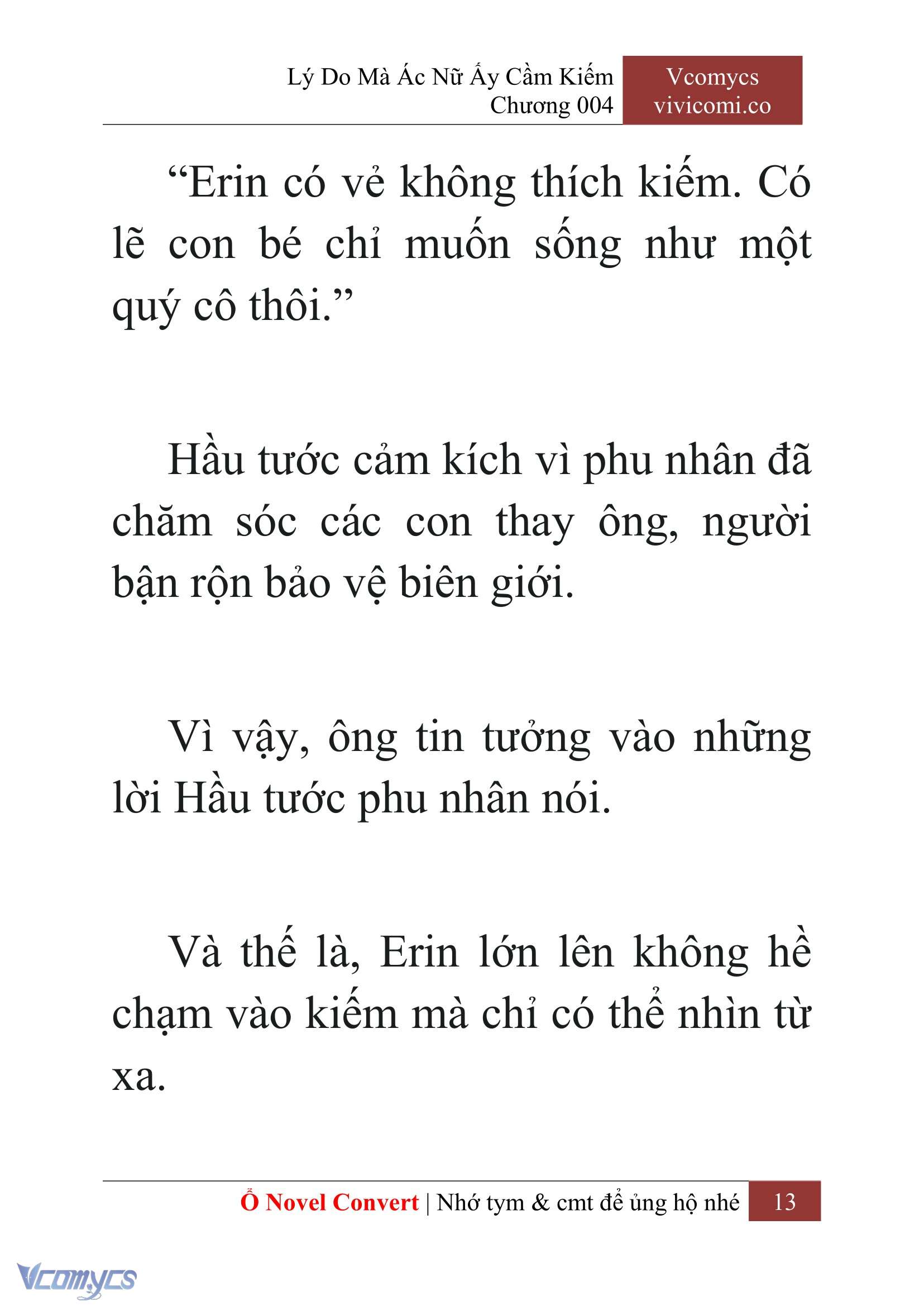 [Novel] Lý Do Mà Ác Nữ Ấy Cầm Kiếm Chapter 4 - Trang 2