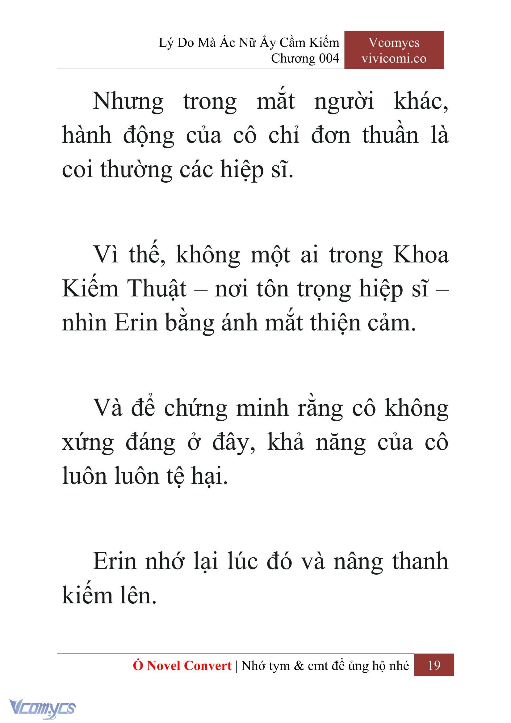 [Novel] Lý Do Mà Ác Nữ Ấy Cầm Kiếm Chapter 4 - Trang 2