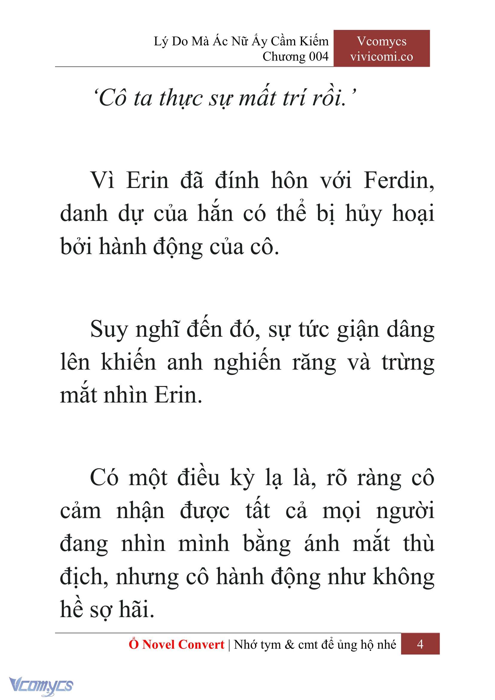 [Novel] Lý Do Mà Ác Nữ Ấy Cầm Kiếm Chapter 4 - Trang 2