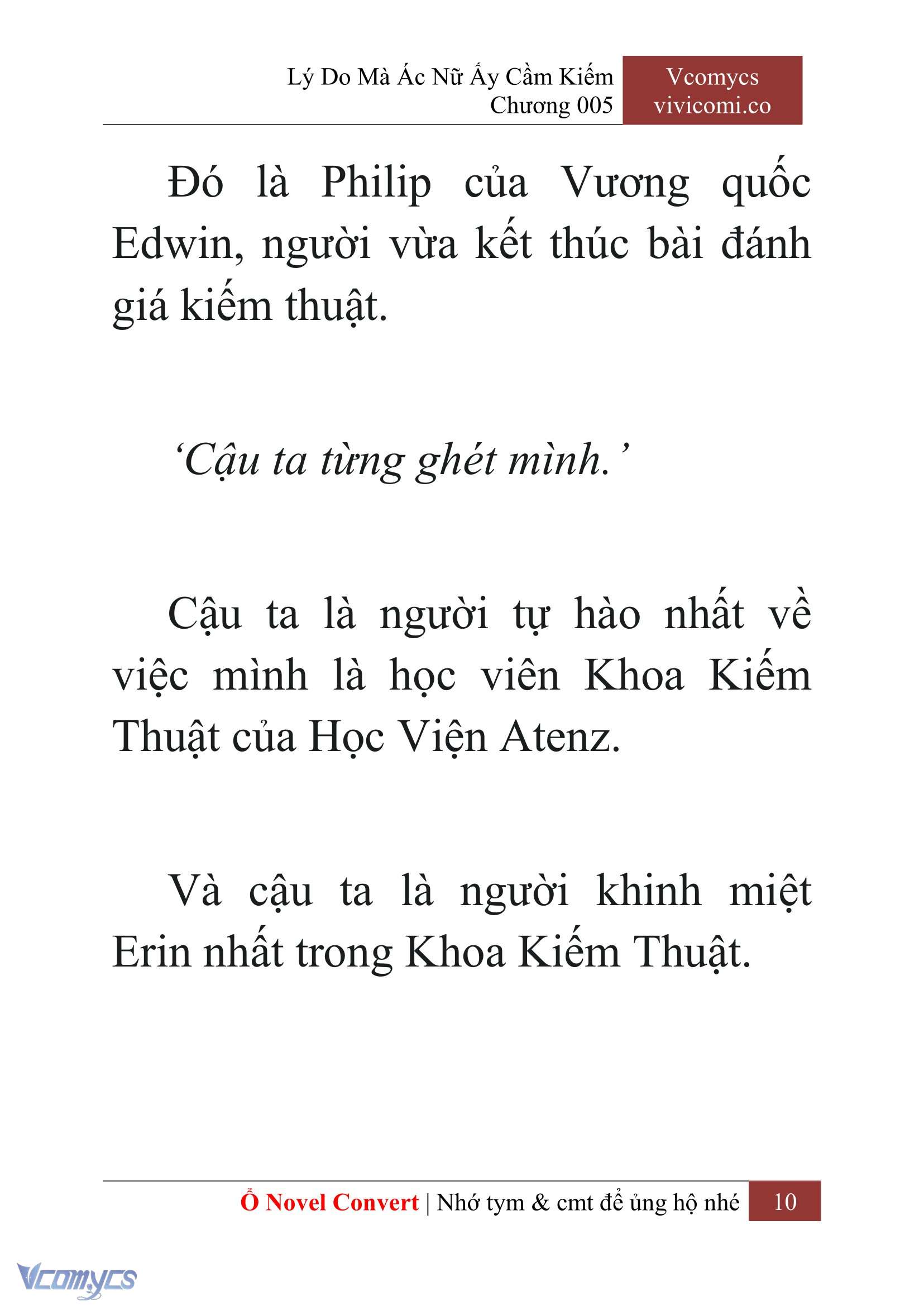 [Novel] Lý Do Mà Ác Nữ Ấy Cầm Kiếm Chapter 5 - Trang 2