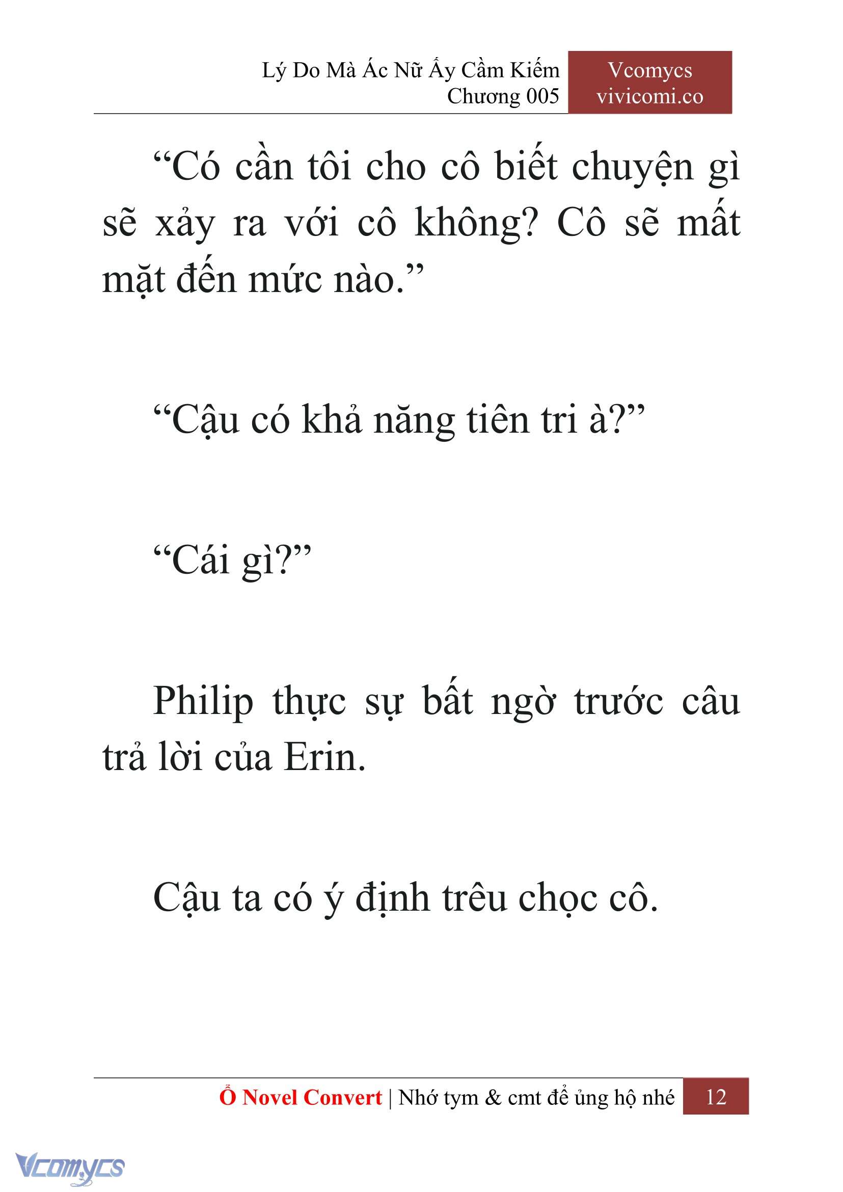 [Novel] Lý Do Mà Ác Nữ Ấy Cầm Kiếm Chapter 5 - Trang 2
