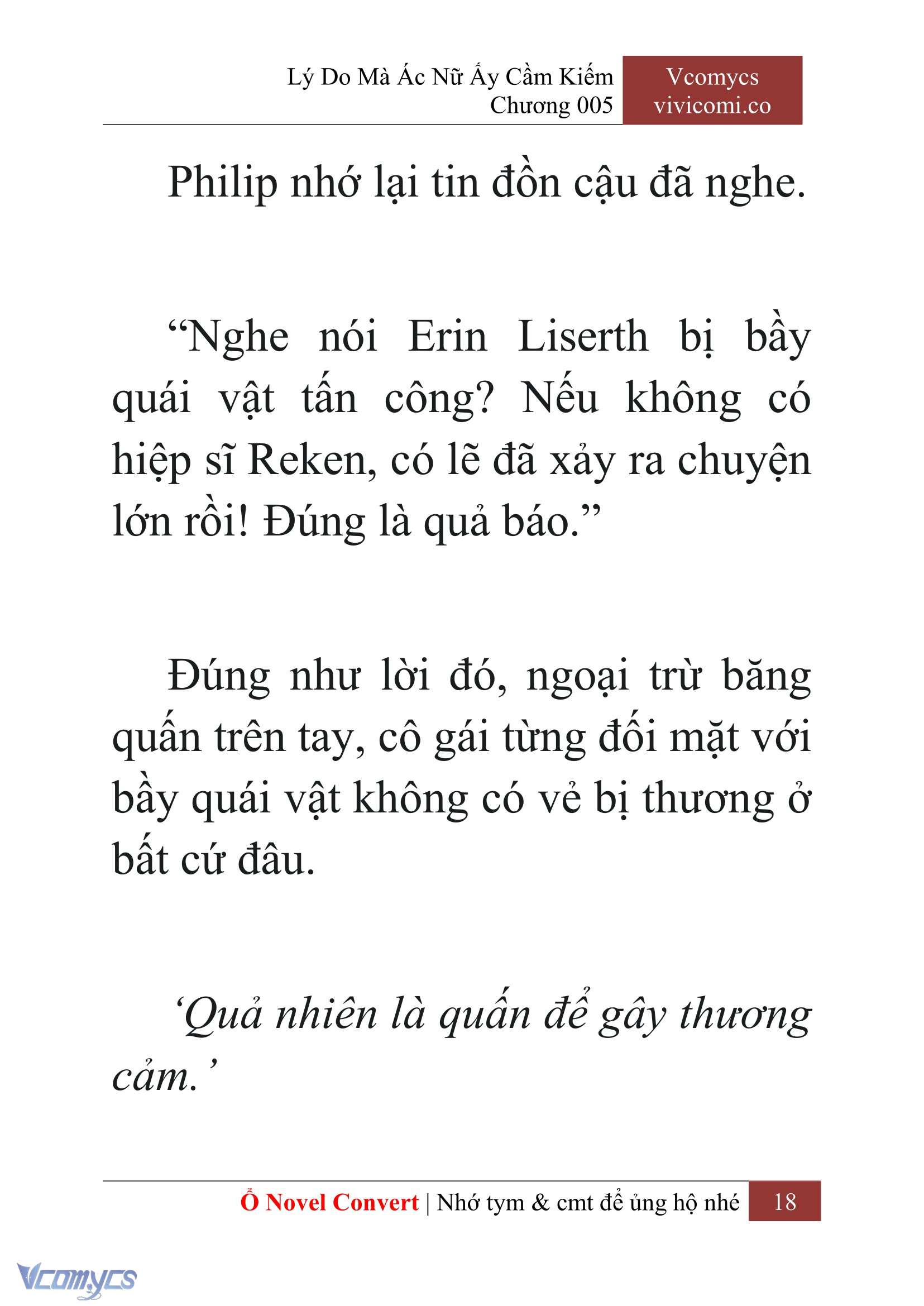 [Novel] Lý Do Mà Ác Nữ Ấy Cầm Kiếm Chapter 5 - Trang 2