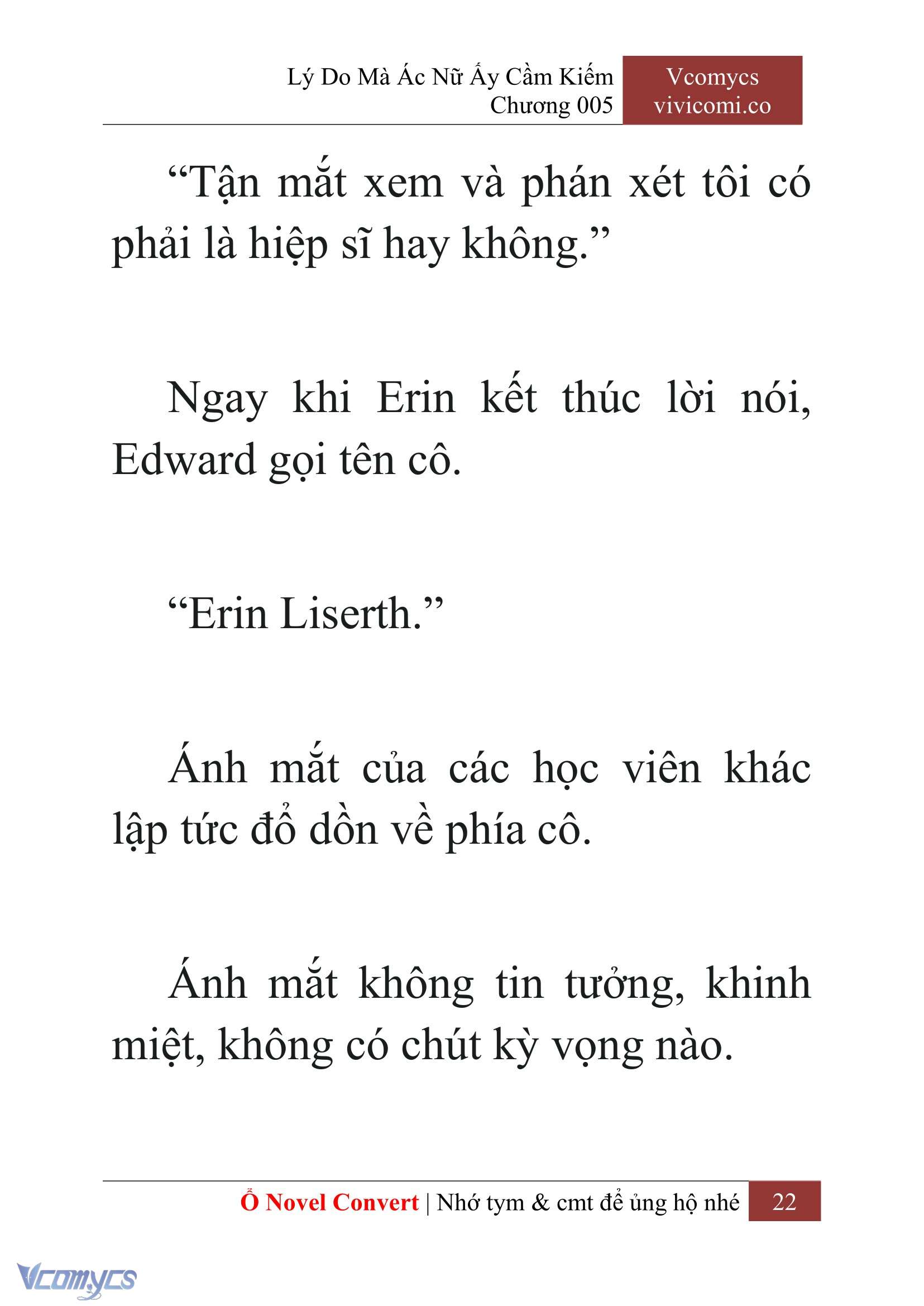 [Novel] Lý Do Mà Ác Nữ Ấy Cầm Kiếm Chapter 5 - Trang 2