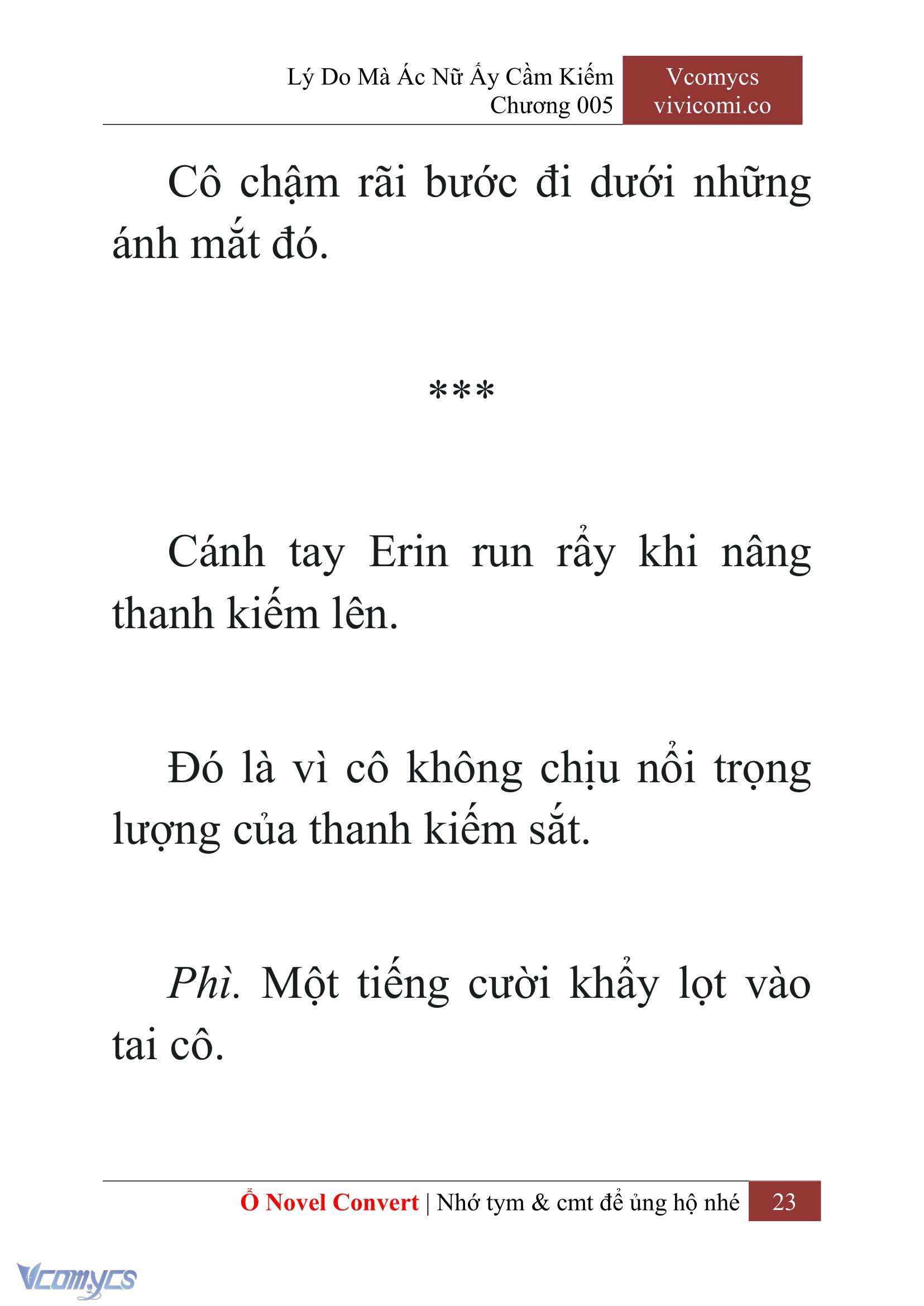 [Novel] Lý Do Mà Ác Nữ Ấy Cầm Kiếm Chapter 5 - Trang 2