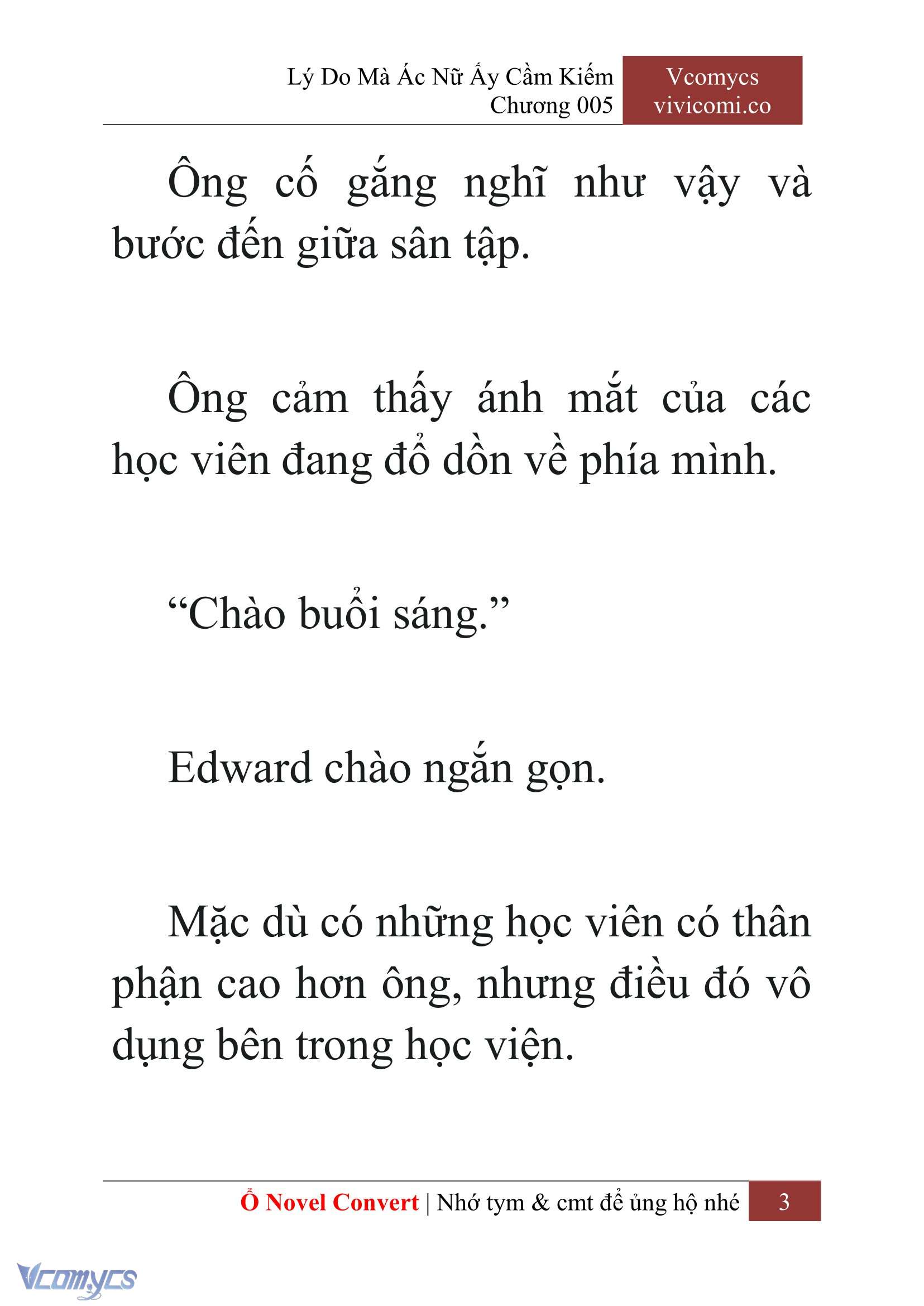 [Novel] Lý Do Mà Ác Nữ Ấy Cầm Kiếm Chapter 5 - Trang 2