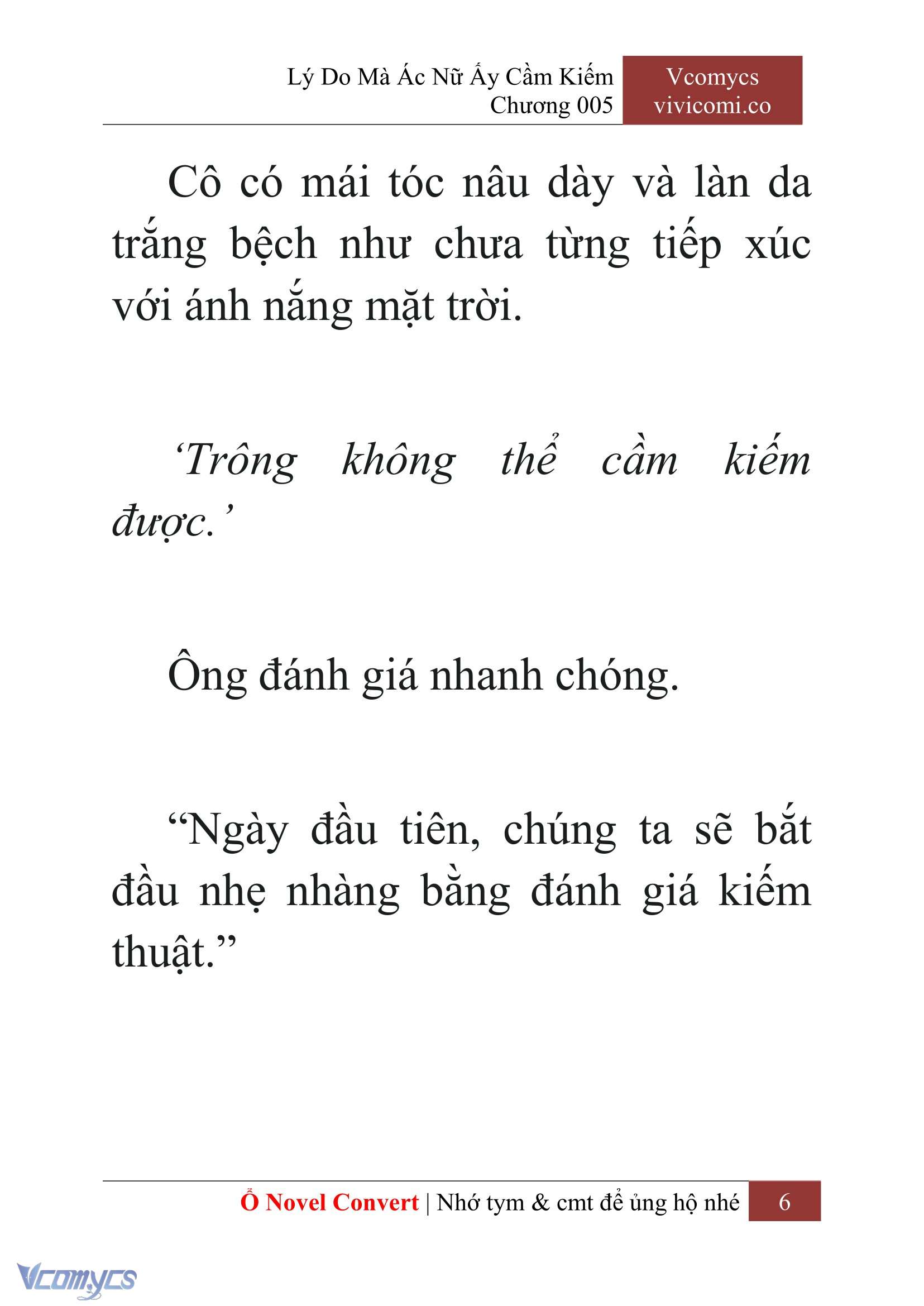 [Novel] Lý Do Mà Ác Nữ Ấy Cầm Kiếm Chapter 5 - Trang 2