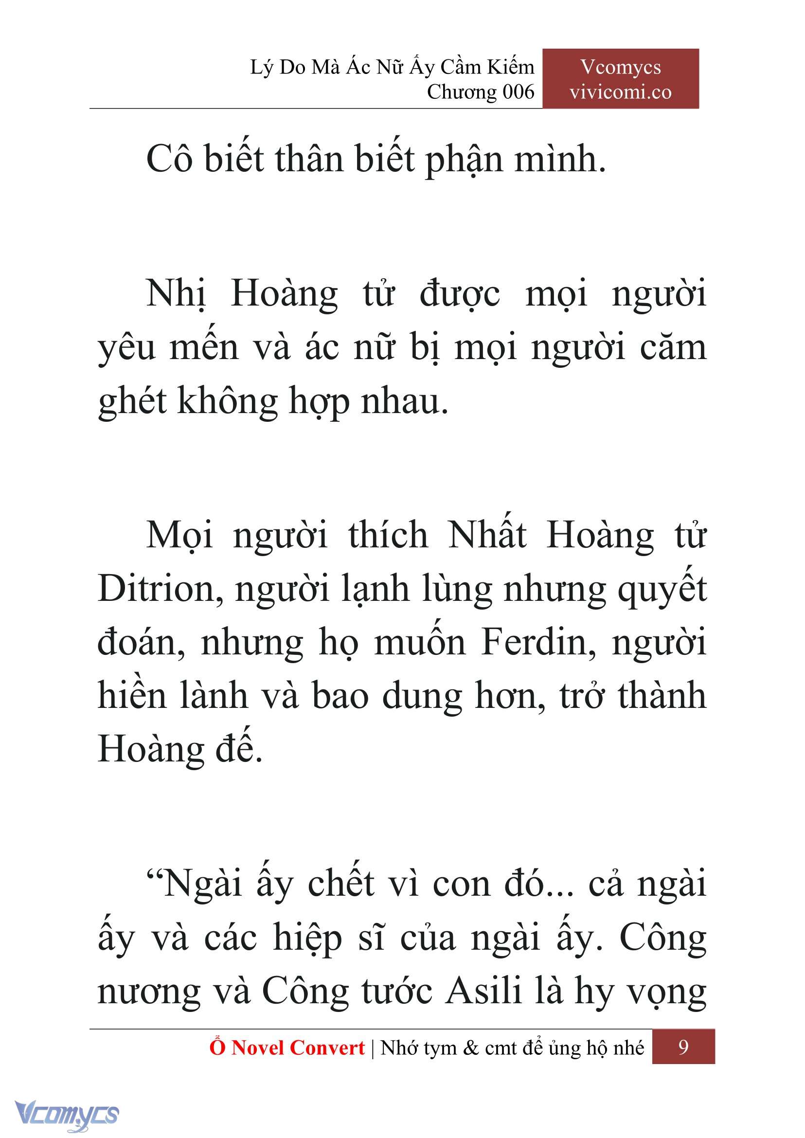 [Novel] Lý Do Mà Ác Nữ Ấy Cầm Kiếm Chapter 6 - Trang 2